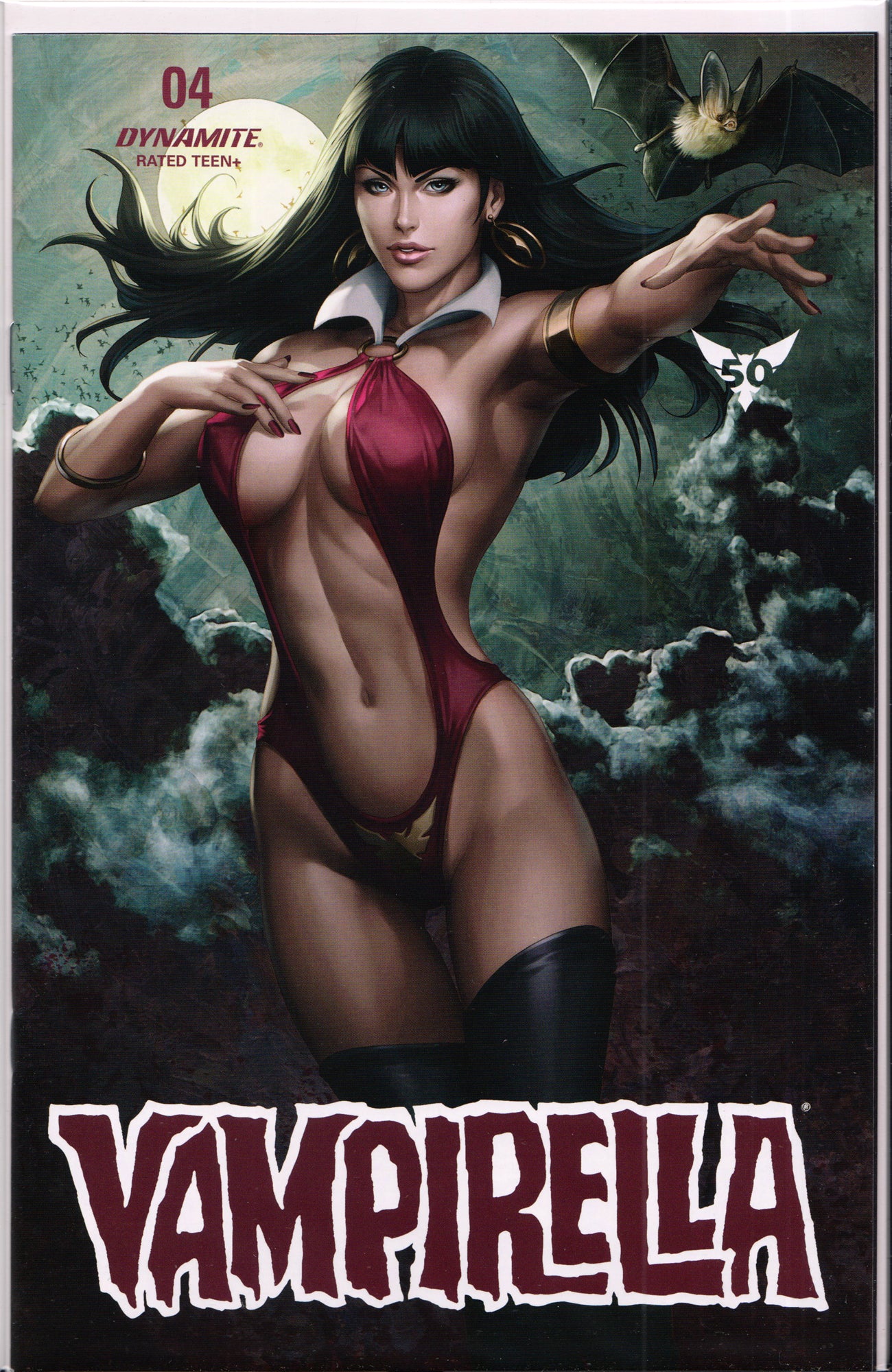 VAMPIRELLA #4 (STANLEY "ARGERM" LAU VARIANT) COMIC BOOK ~ Dynamite