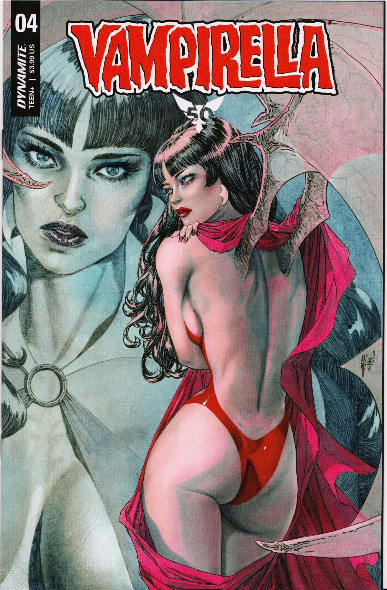 VAMPIRELLA #4 (GUILLEM MARCH VARIANT) COMIC BOOK ~ Dynamite