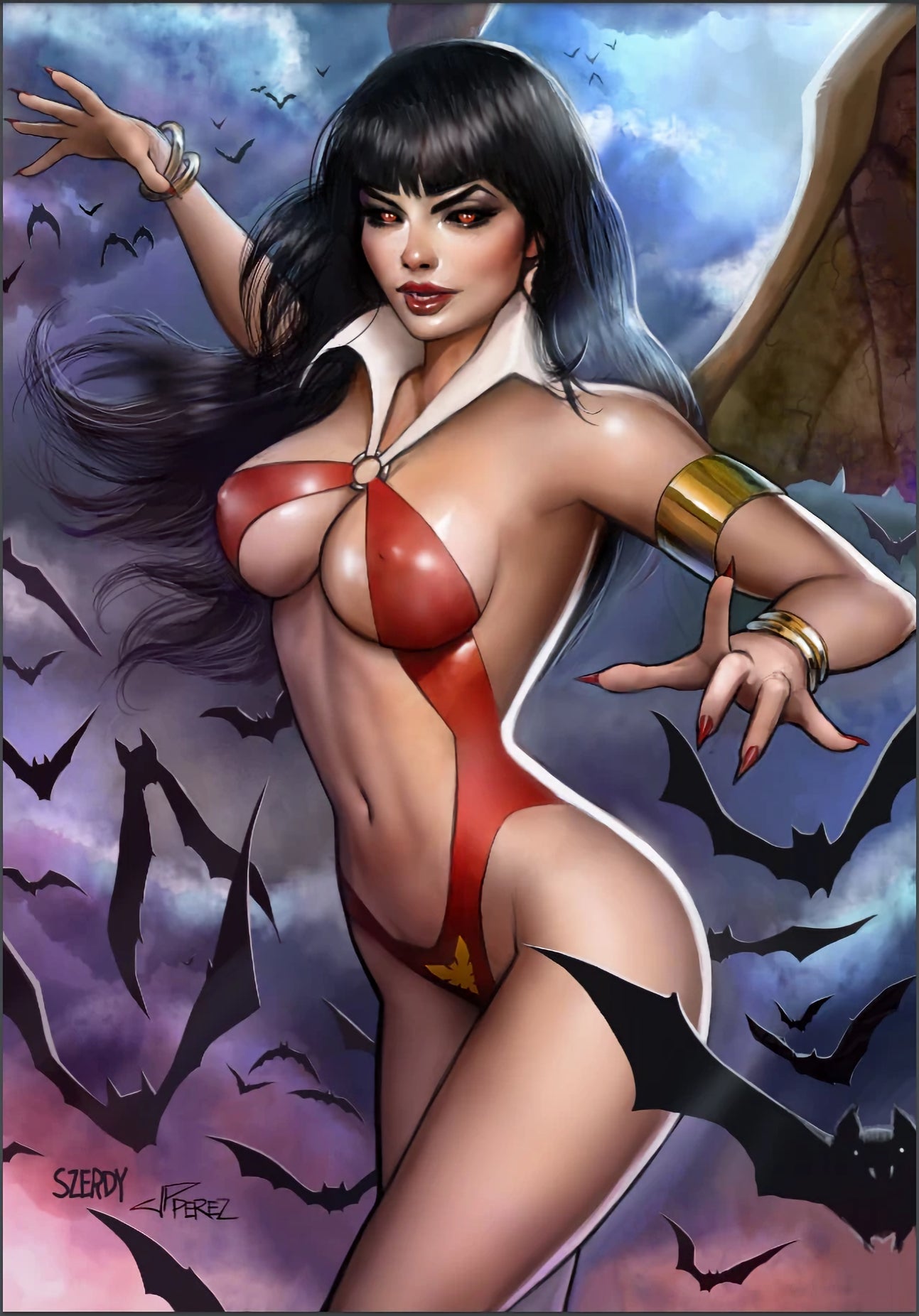 VAMPIRELLA #20 (NATHAN SZERDY/PEREZ EXCLUSIVE VIRGIN VARIANT) COMIC ~ Dynamite