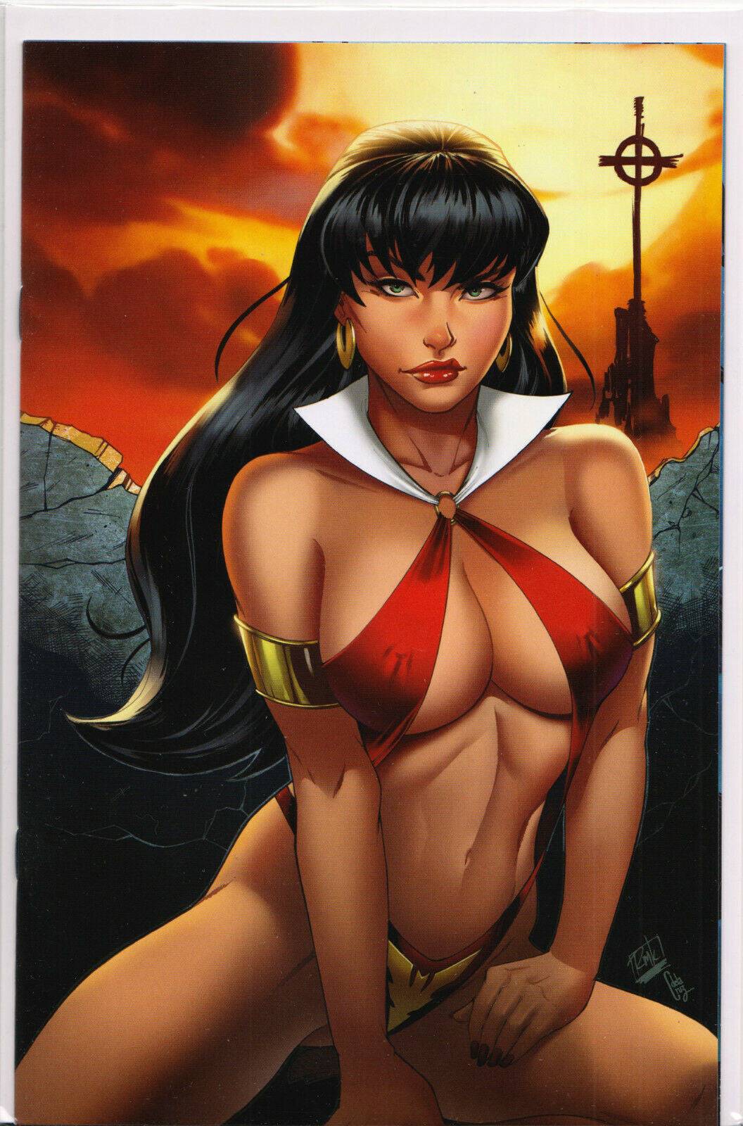 VAMPIRELLA #7 (RYAN KINCAID VIRGIN VARIANT EXCLUSIVE) COMIC BOOK ~ Dynamite