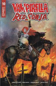 VAMPIRELLA/RED SONJA #10 (ROD REIS HOMAGE VARIANT)(2020) COMIC BOOK ~ Dynamite