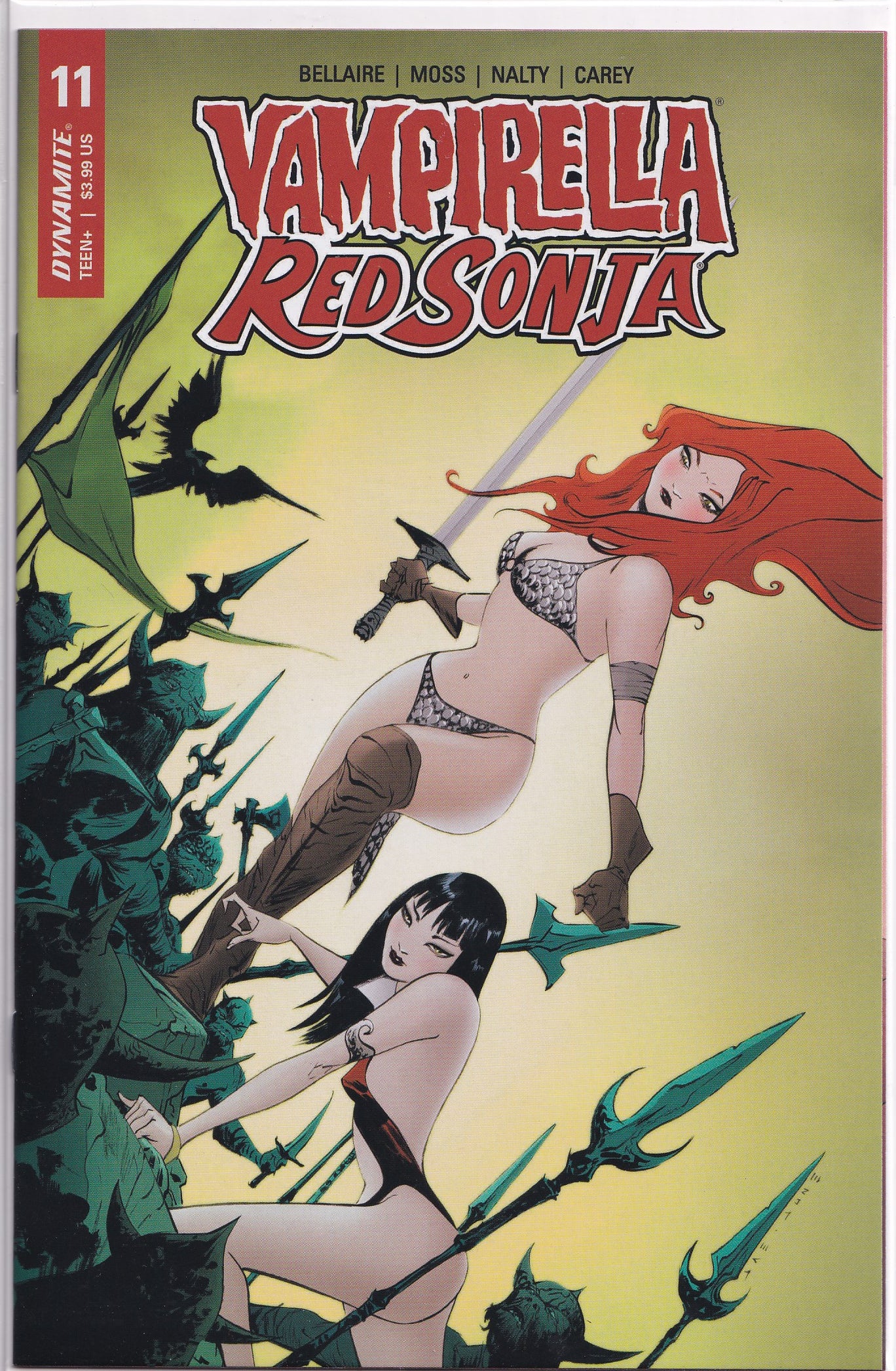 VAMPIRELLA/RED SONJA #11 (JAE LEE VARIANT)(2020) COMIC BOOK ~ Dynamite