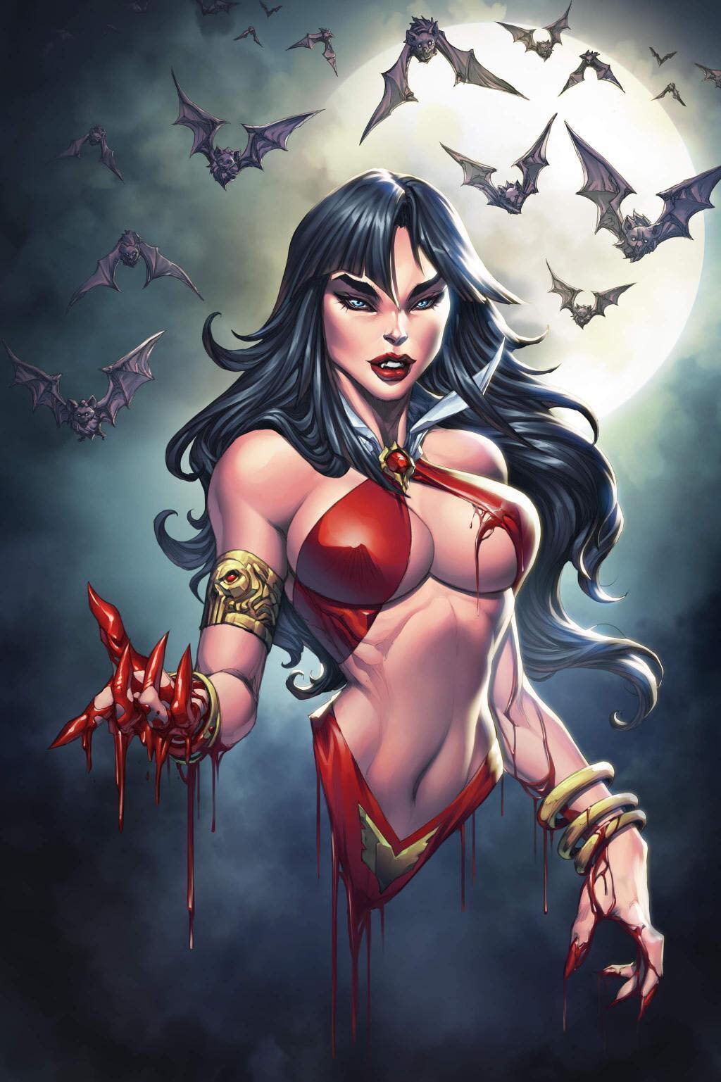 VAMPIRELLA STRIKES #1 (PAOLO PANTALENA EXCLUSIVE VIRGIN "NIGHT" VARIANT) COMIC BOOK