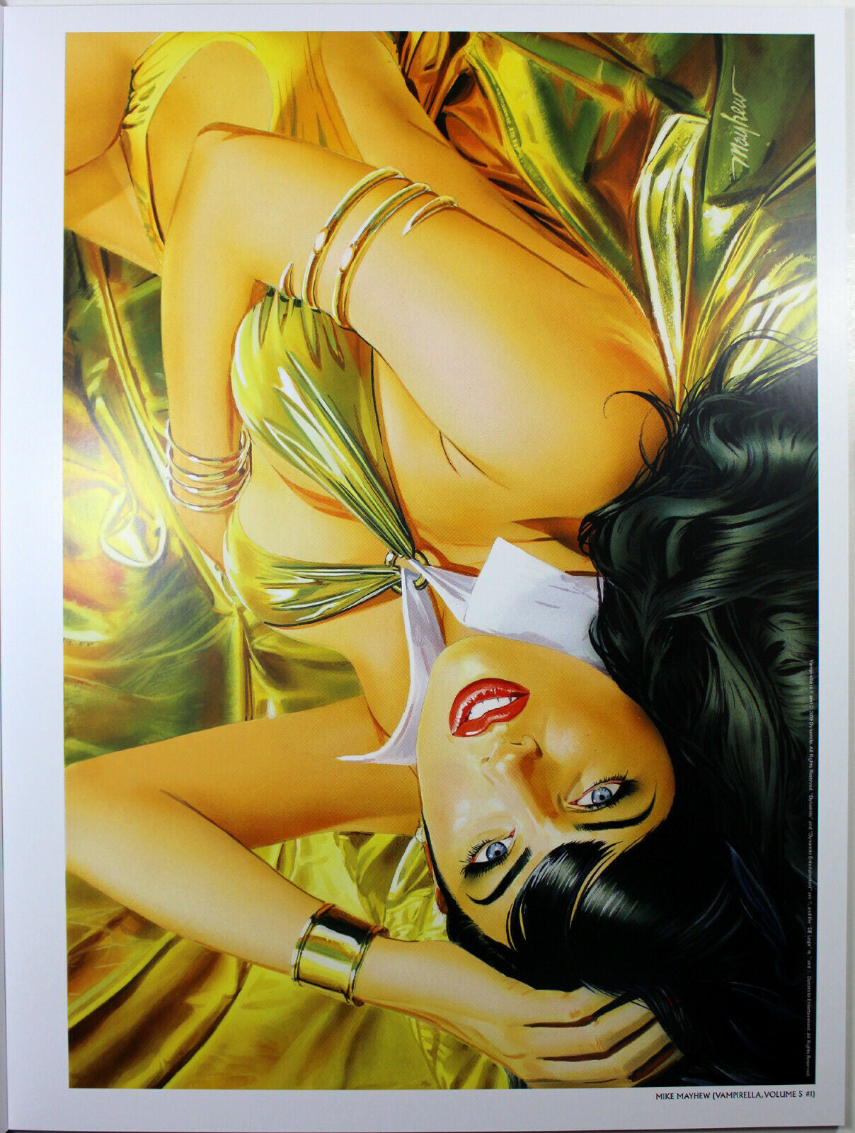 VAMPIRELLA ART PRINT by Mike Mayhew ~ 12" x 16" ~ Great Condition