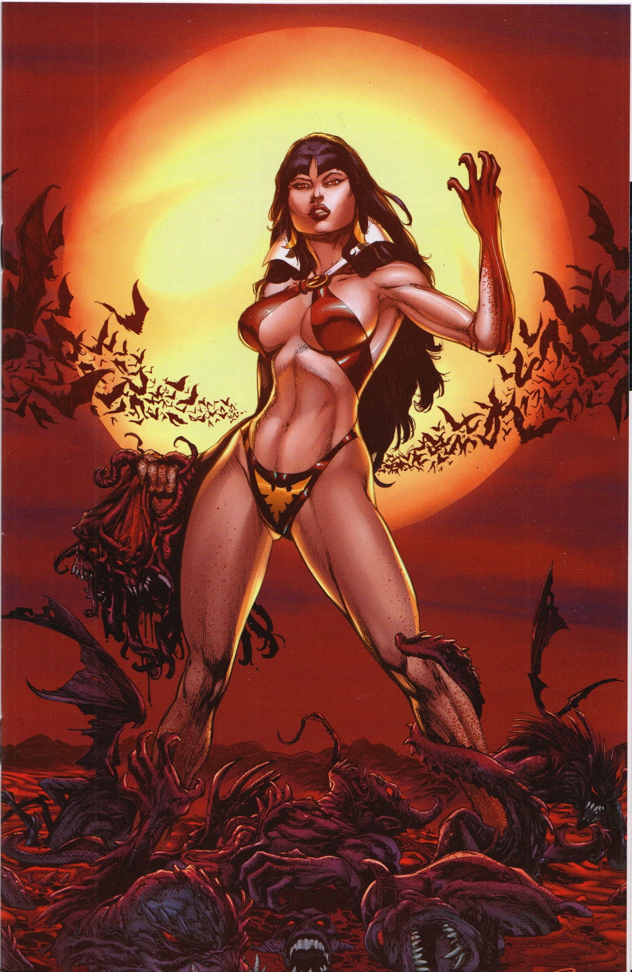 VENGEANCE OF VAMPIRELLA #1 (BLOOD MOON VIRGIN VARIANT) COMIC BOOK ~ Dynamite