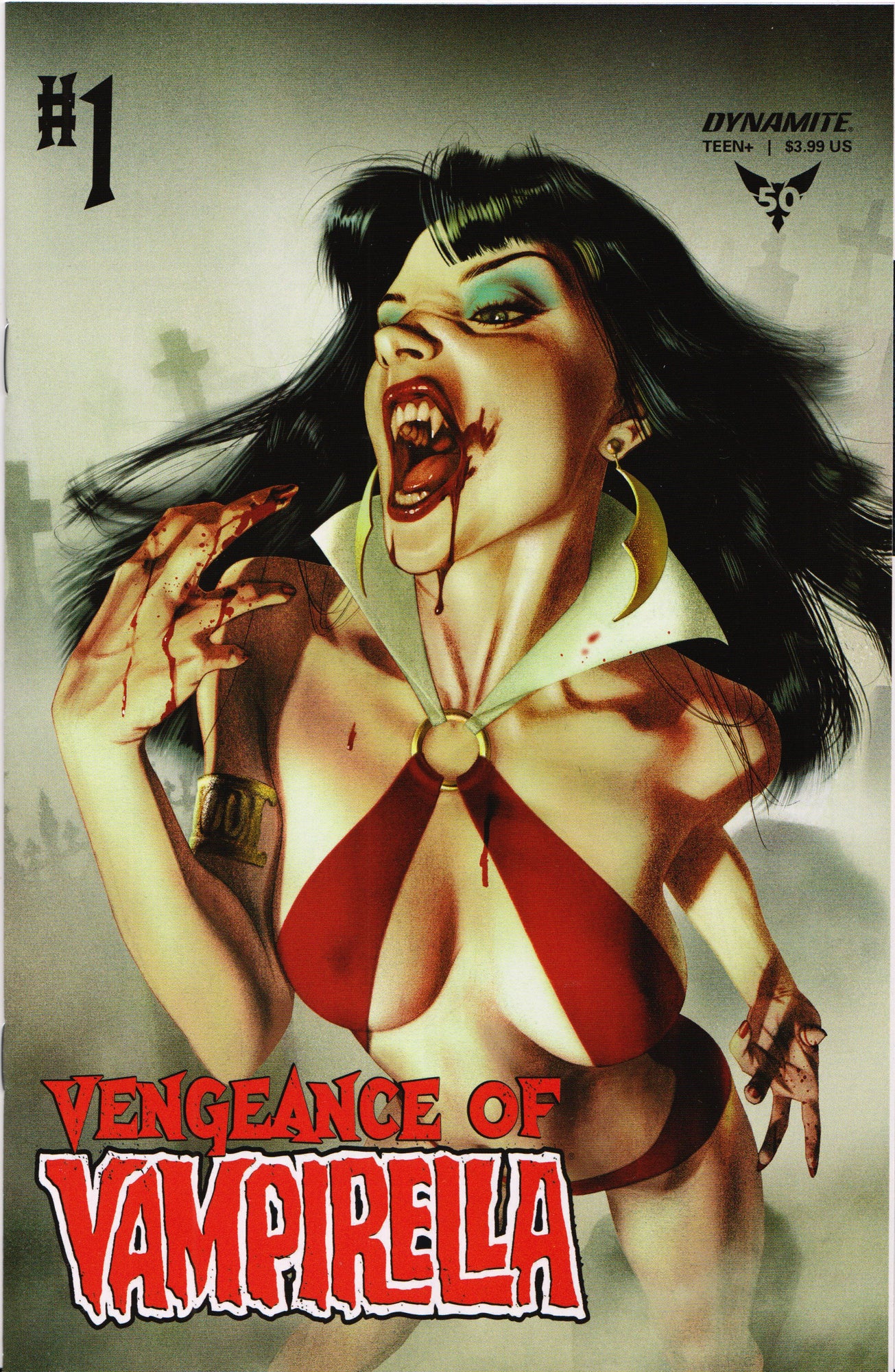 VENGEANCE OF VAMPIRELLA #1 (JOSH MIDDLETON VARIANT) COMIC BOOK ~ Dynamite