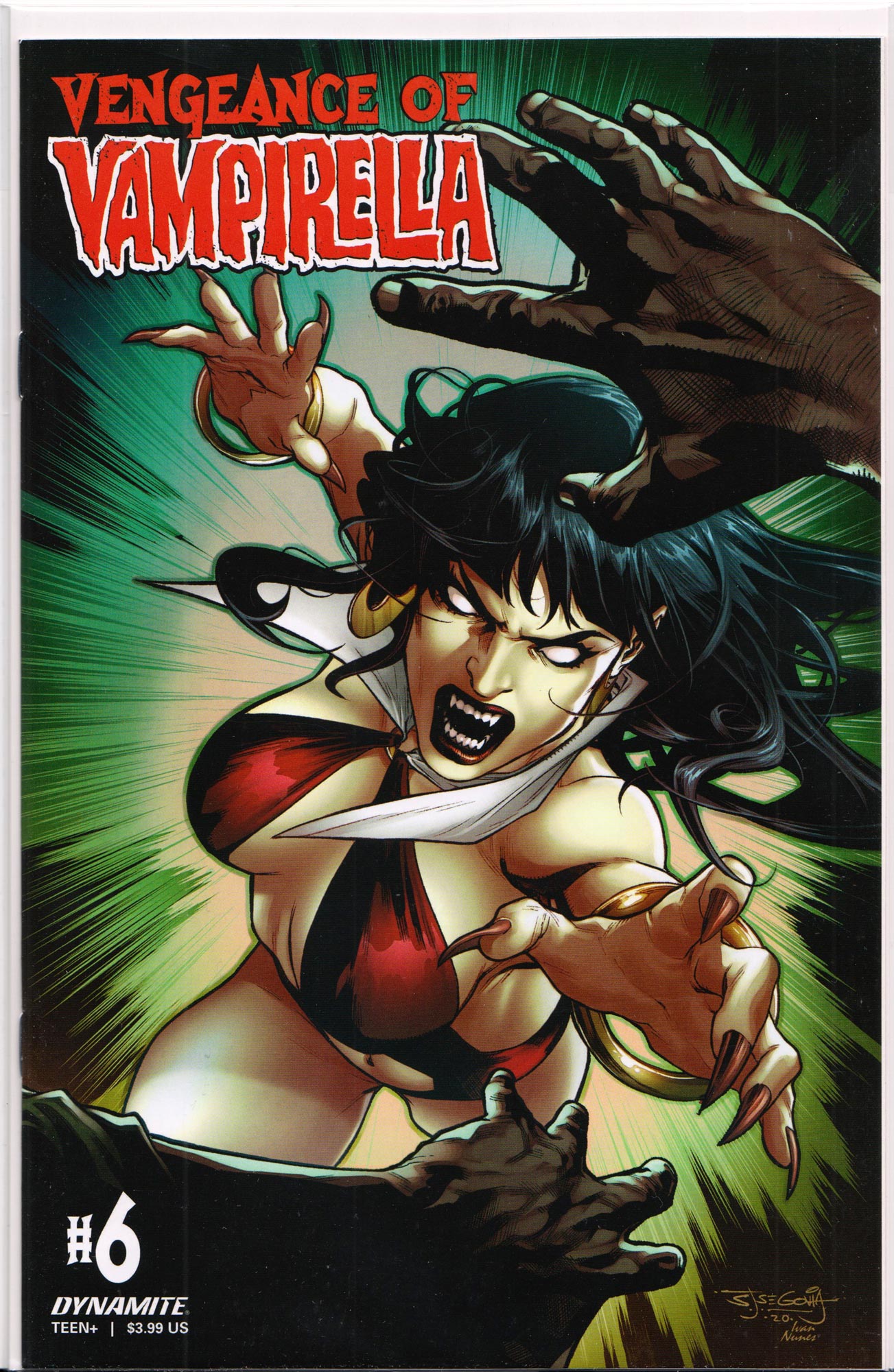 VENGEANCE OF VAMPIRELLA #6 (SEGOVIA VARIANT) COMIC BOOK ~ Dynamite