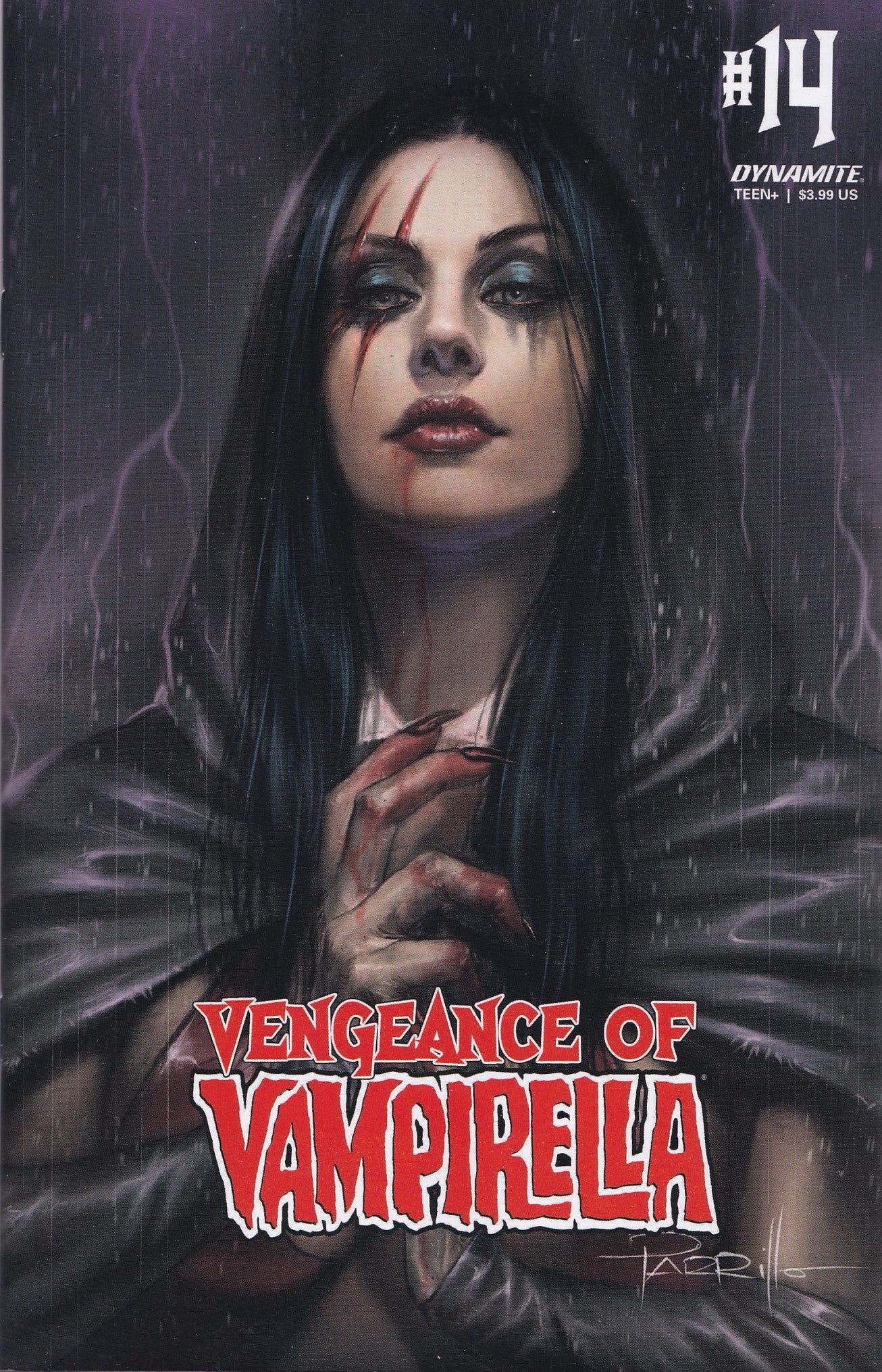 VENGEANCE OF VAMPIRELLA #14 (LUCIO PARRILLO VARIANT) COMIC BOOK ~ Dynamite