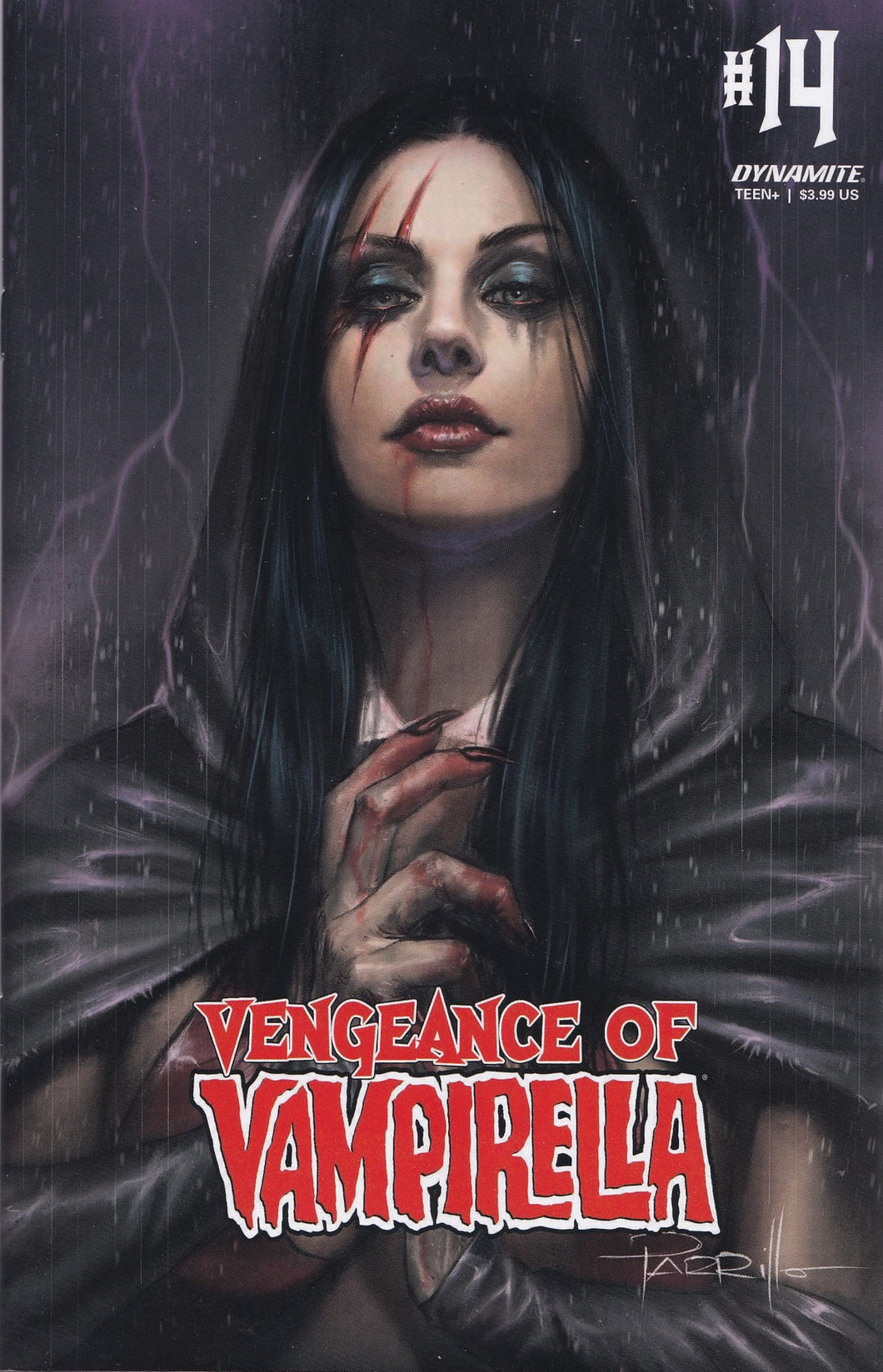 VENGEANCE OF VAMPIRELLA #14 (LUCIO PARRILLO VARIANT) COMIC BOOK ~ Dynamite
