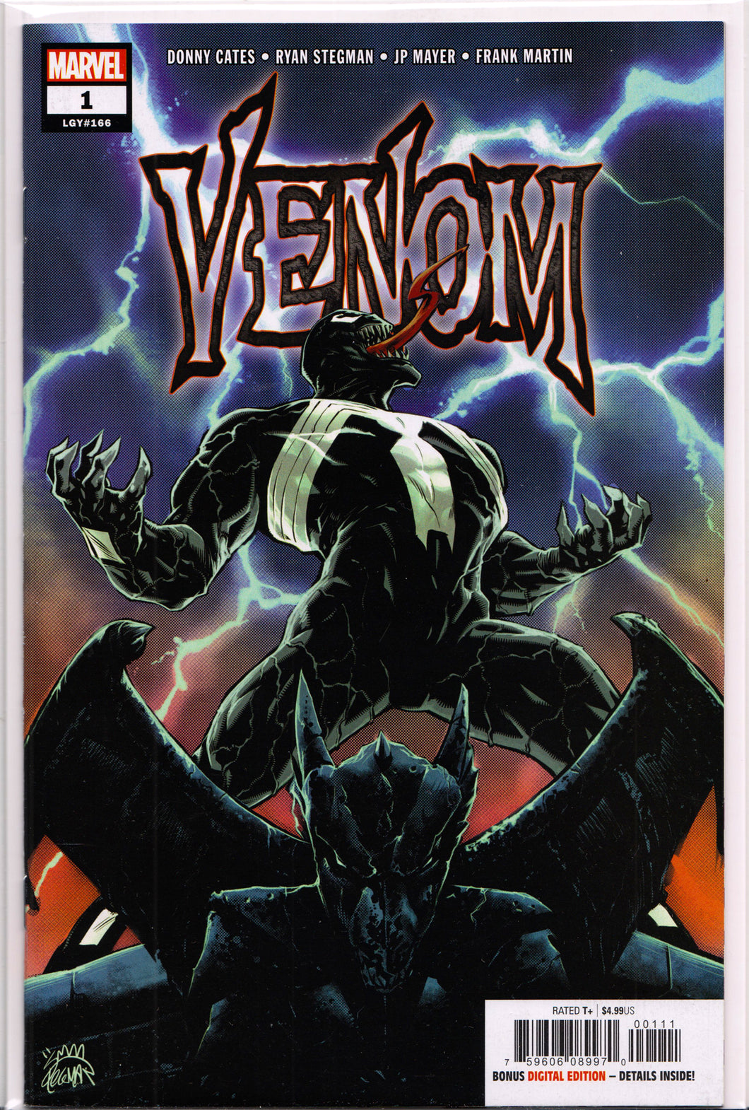 VENOM #1 (STEGMAN REGULAR COVER)(1ST PRINT) COMIC BOOK ~ Marvel Comics