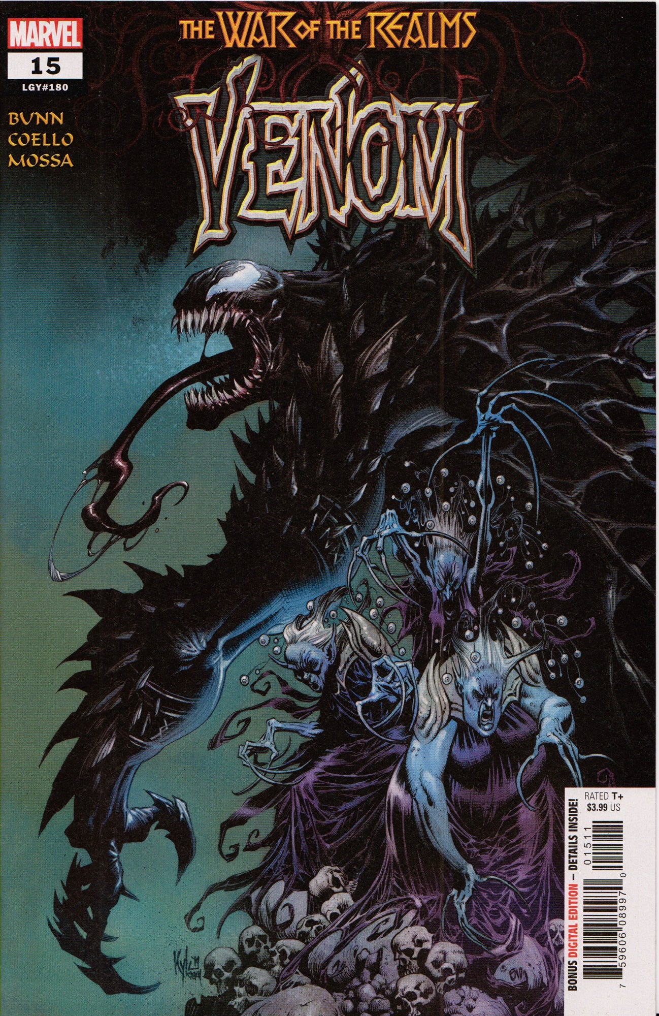 VENOM #15 (WAR OF THE REALMS VARIANT) COMIC BOOK ~ Marvel Comics