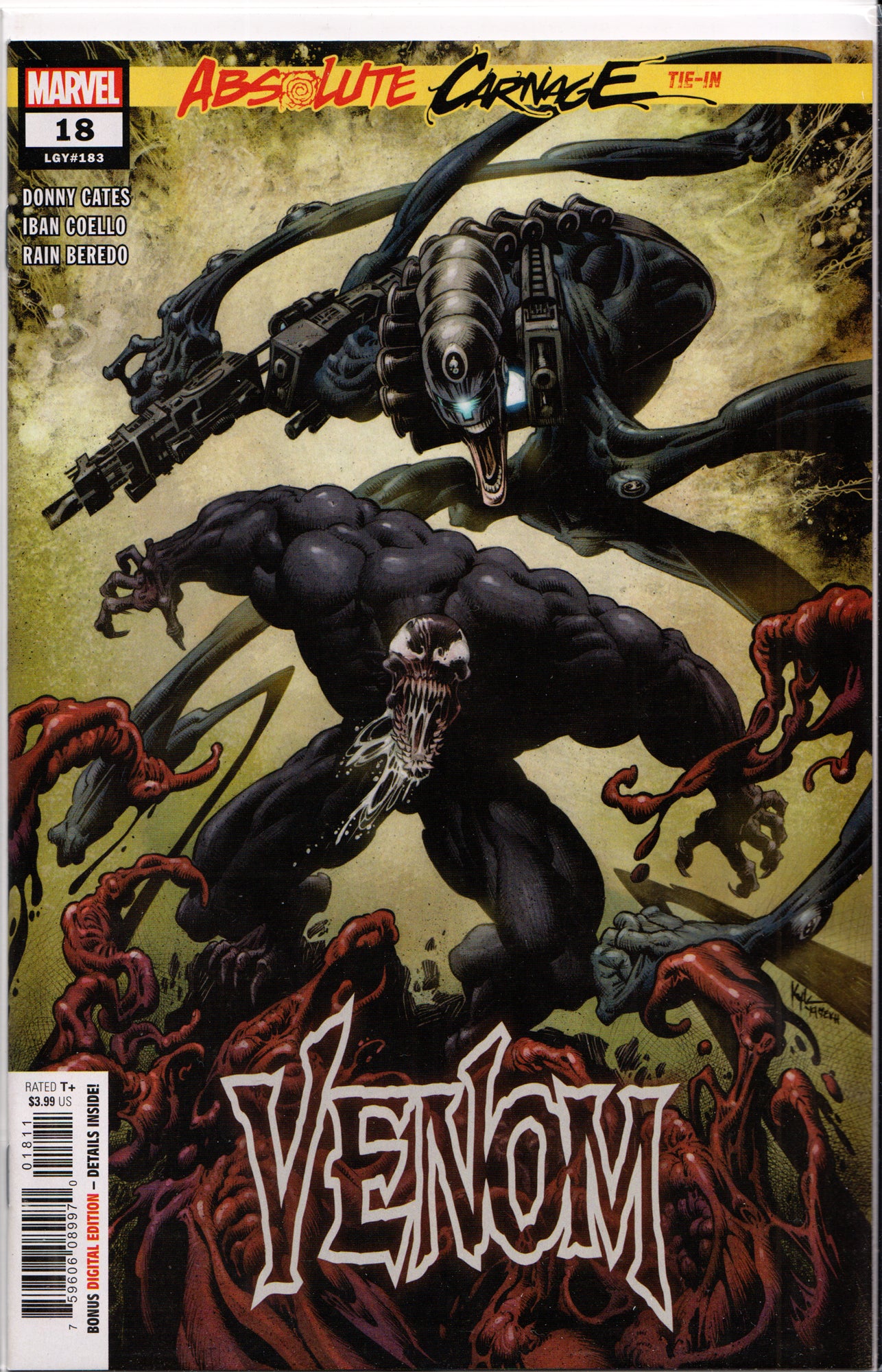 VENOM #18 (KYLE HOTZ VARIANT) COMIC BOOK ~ Marvel Comics