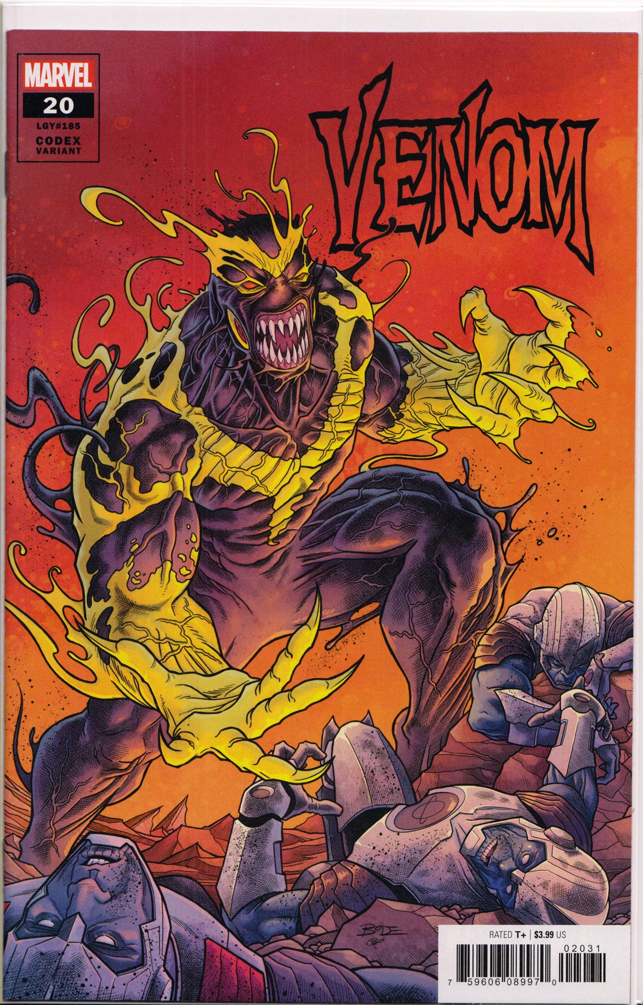 VENOM #20 (CODEX VARIANT) COMIC BOOK ~ Marvel Comics