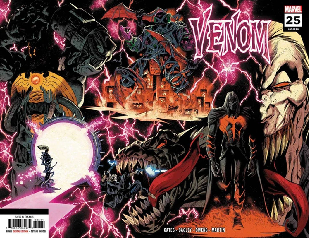 VENOM #25 (Ryan Stegman 2nd Print Wraparound Variant) Comic Book ~ Marvel Comics