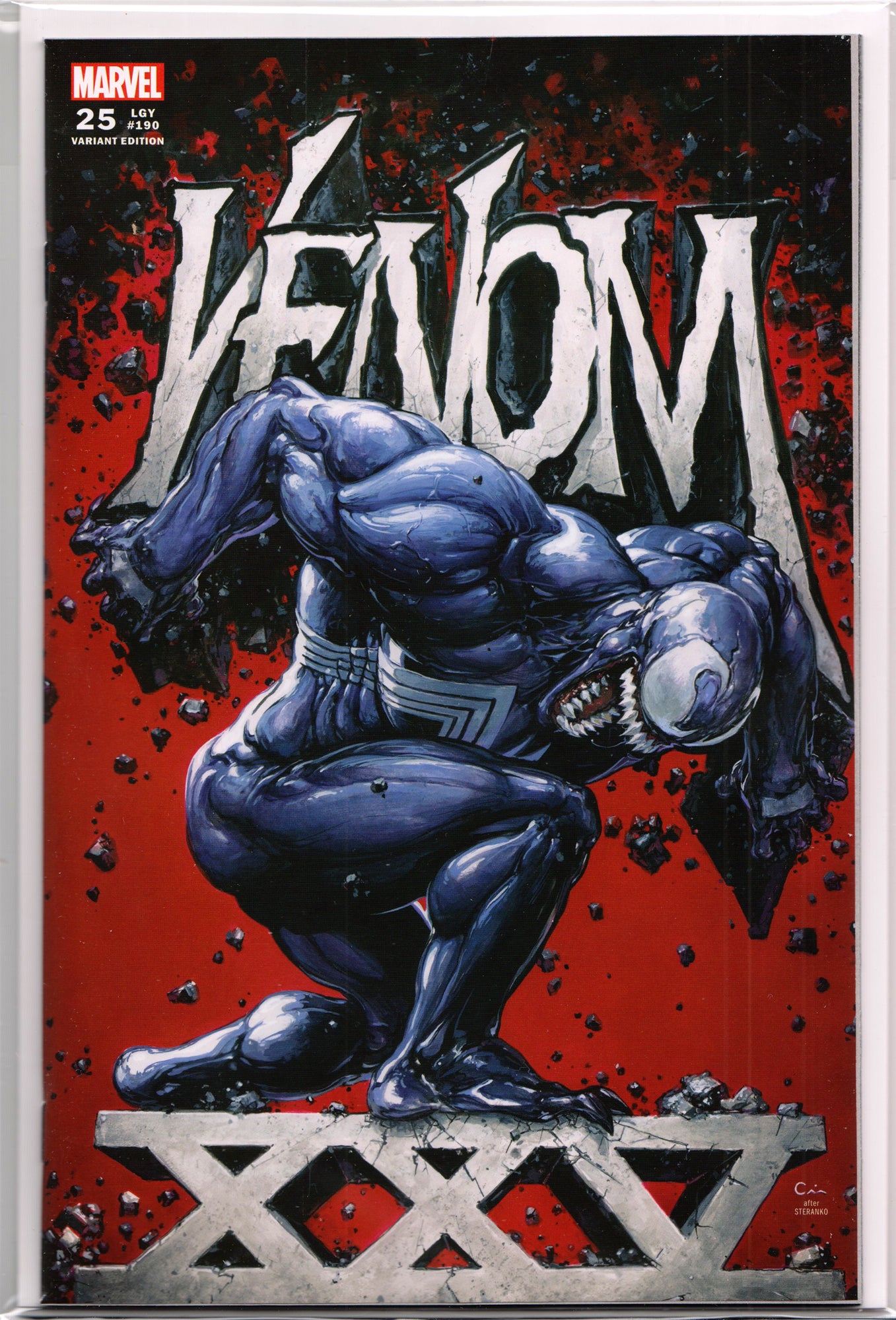 VENOM #25 (CLAYTON CRAIN EXCLUSIVE KING-SIZE HULK #1 HOMAGE VARIANT) COMIC BOOK