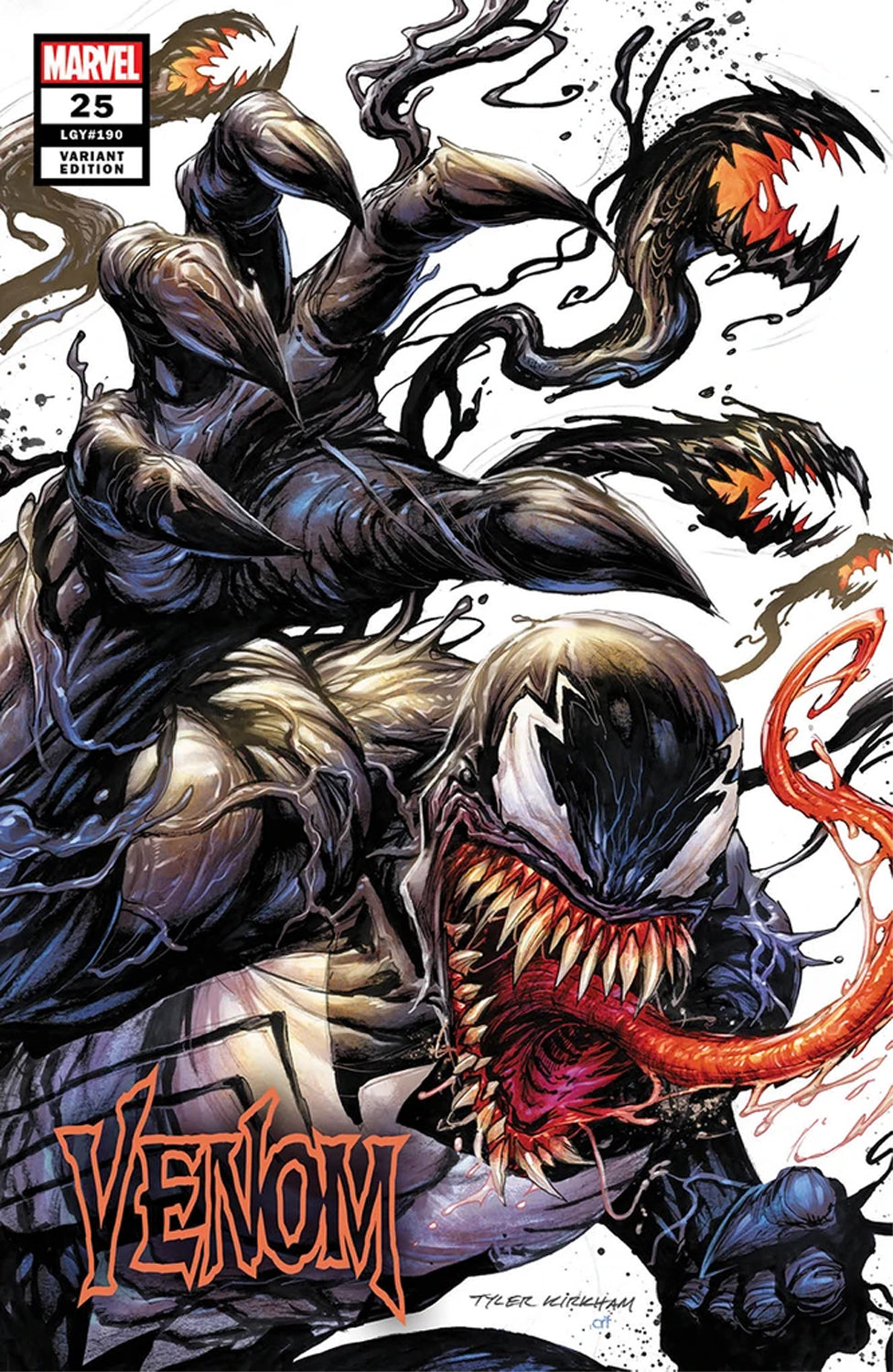 VENOM #25 (TYLER KIRKHAM EXCLUSIVE VARIANT COVER) ~ Marvel Comics ~ PRE-SALE