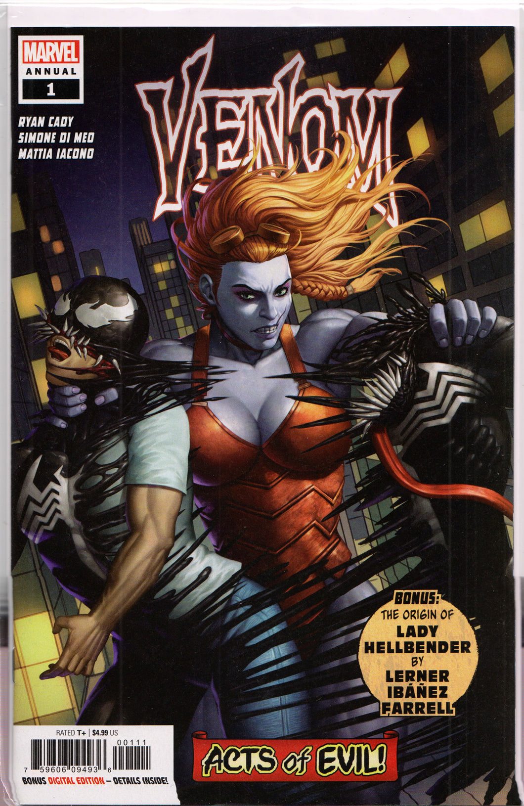 VENOM ANNUAL #1 (1ST PRINT) COMIC BOOK ~ Marvel Comics