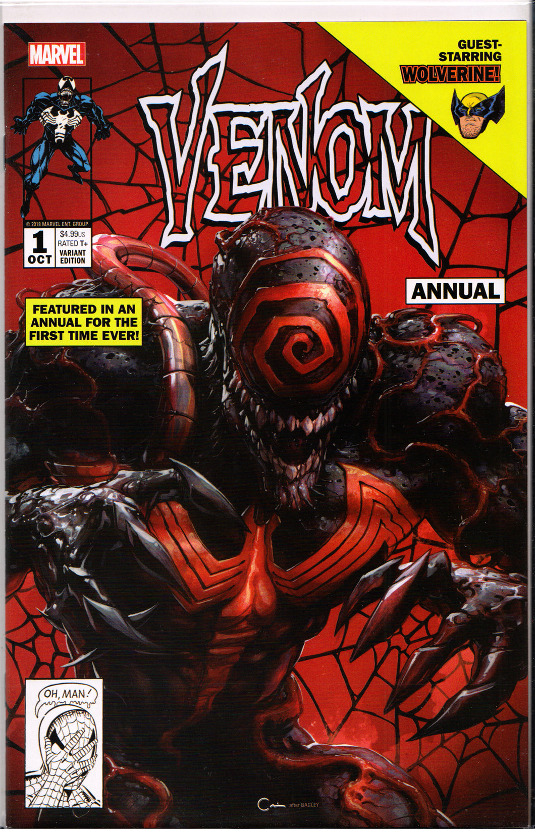 VENOM ANNUAL #1 CLAYTON CRAIN VARIANT ~ Scorpion Comics Exclusive ~ Marvel