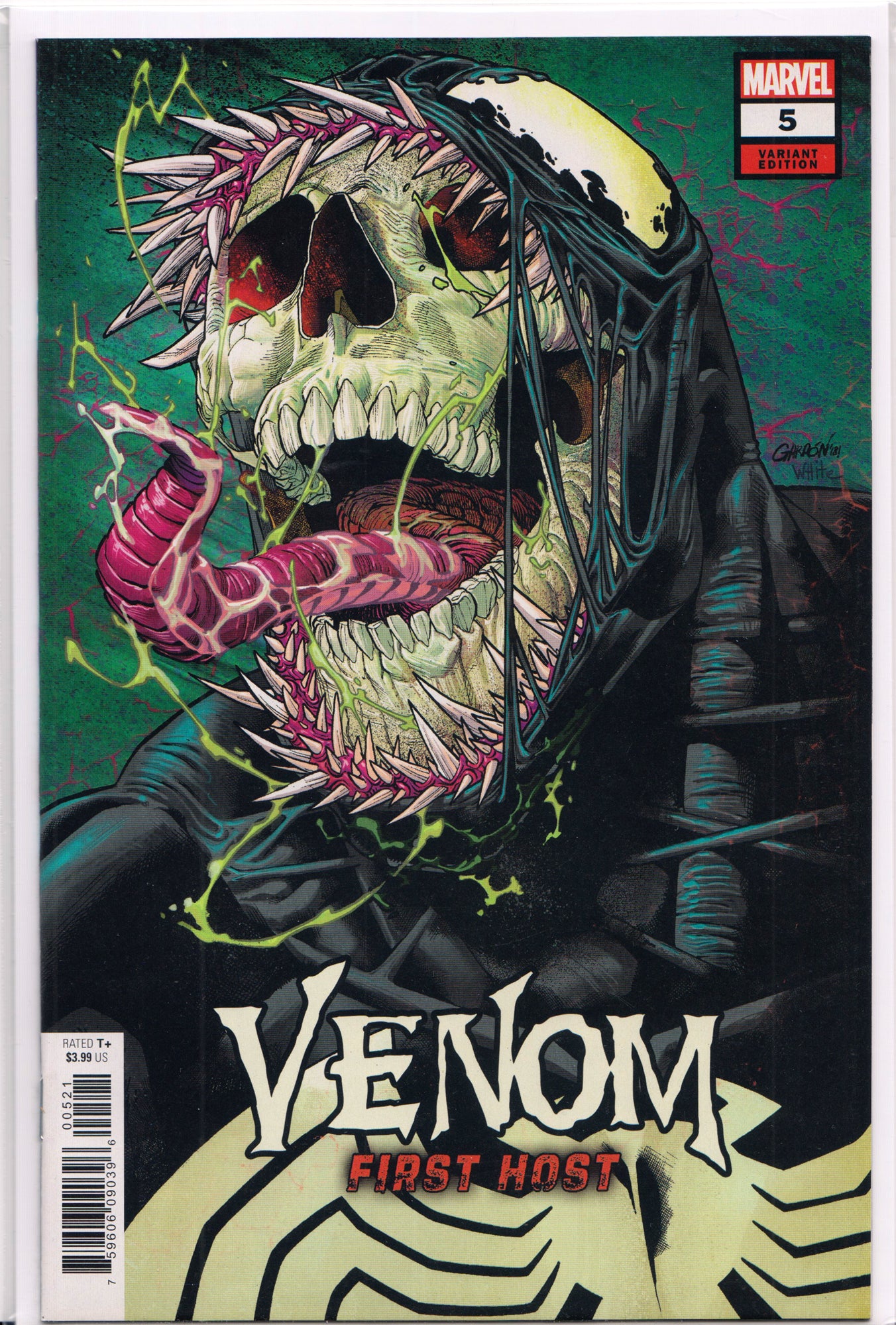 VENOM: FIRST HOST #5 (GARRON VARIANT) COMIC BOOK ~ Marvel Comics