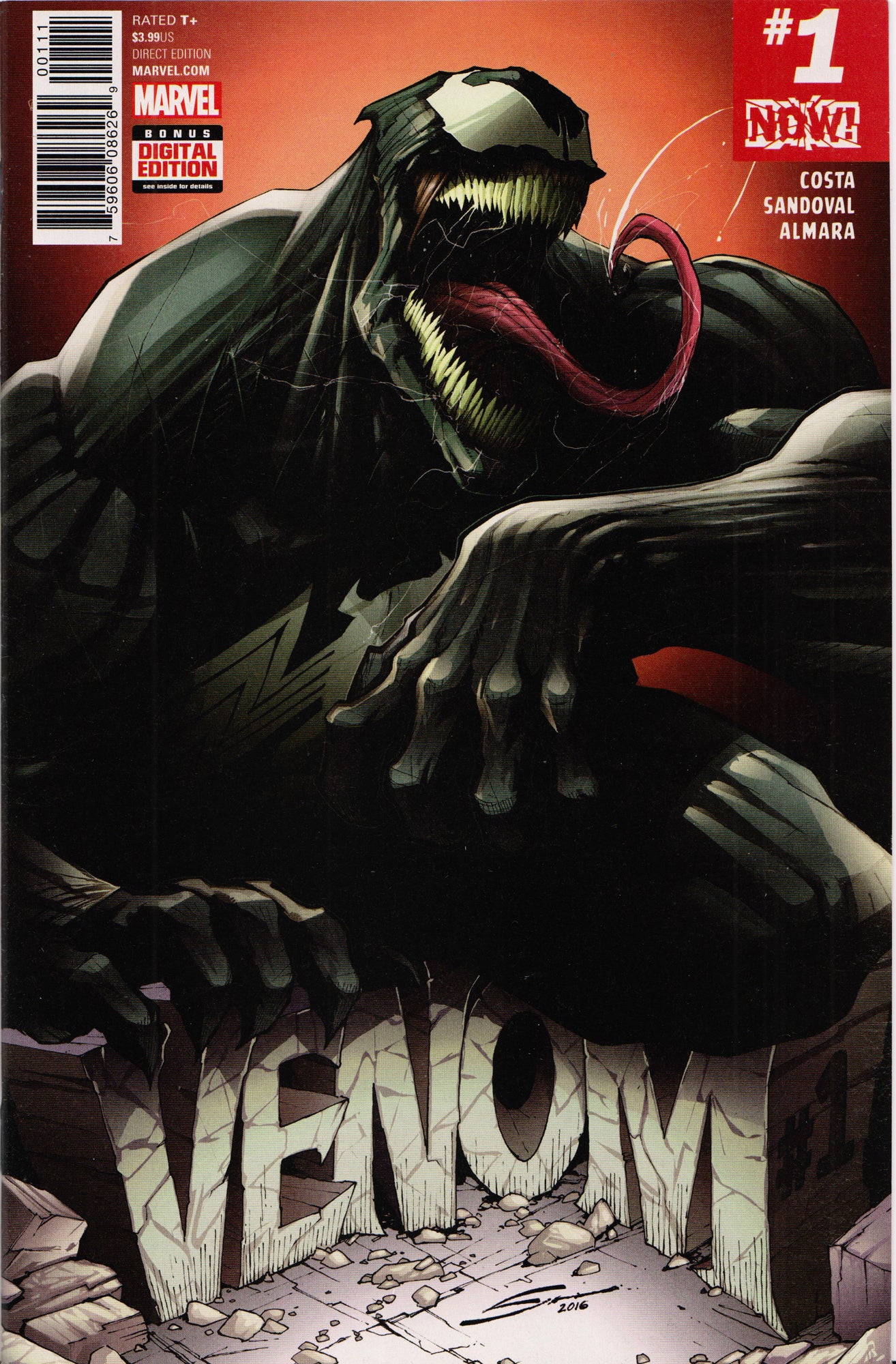 VENOM #1 (VOL. 3)(1ST PRINT) COMIC BOOK ~ Marvel Comics