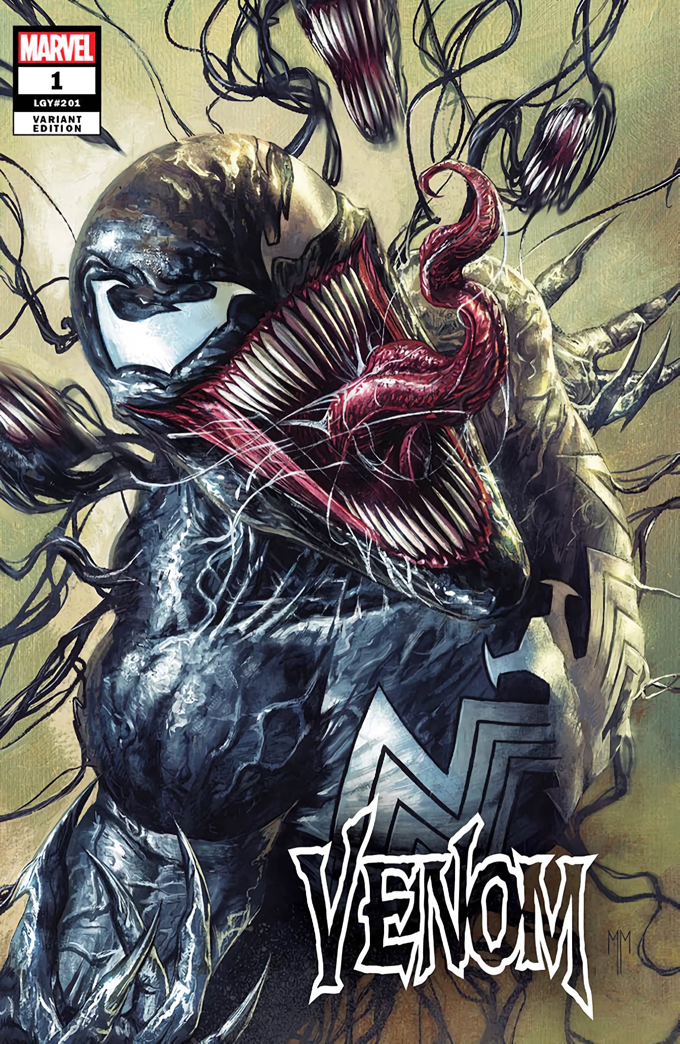 VENOM #1 (MARCO MASTRAZZO EXCLUSIVE TRADE DRESS VARIANT)(2021) COMIC BOOK