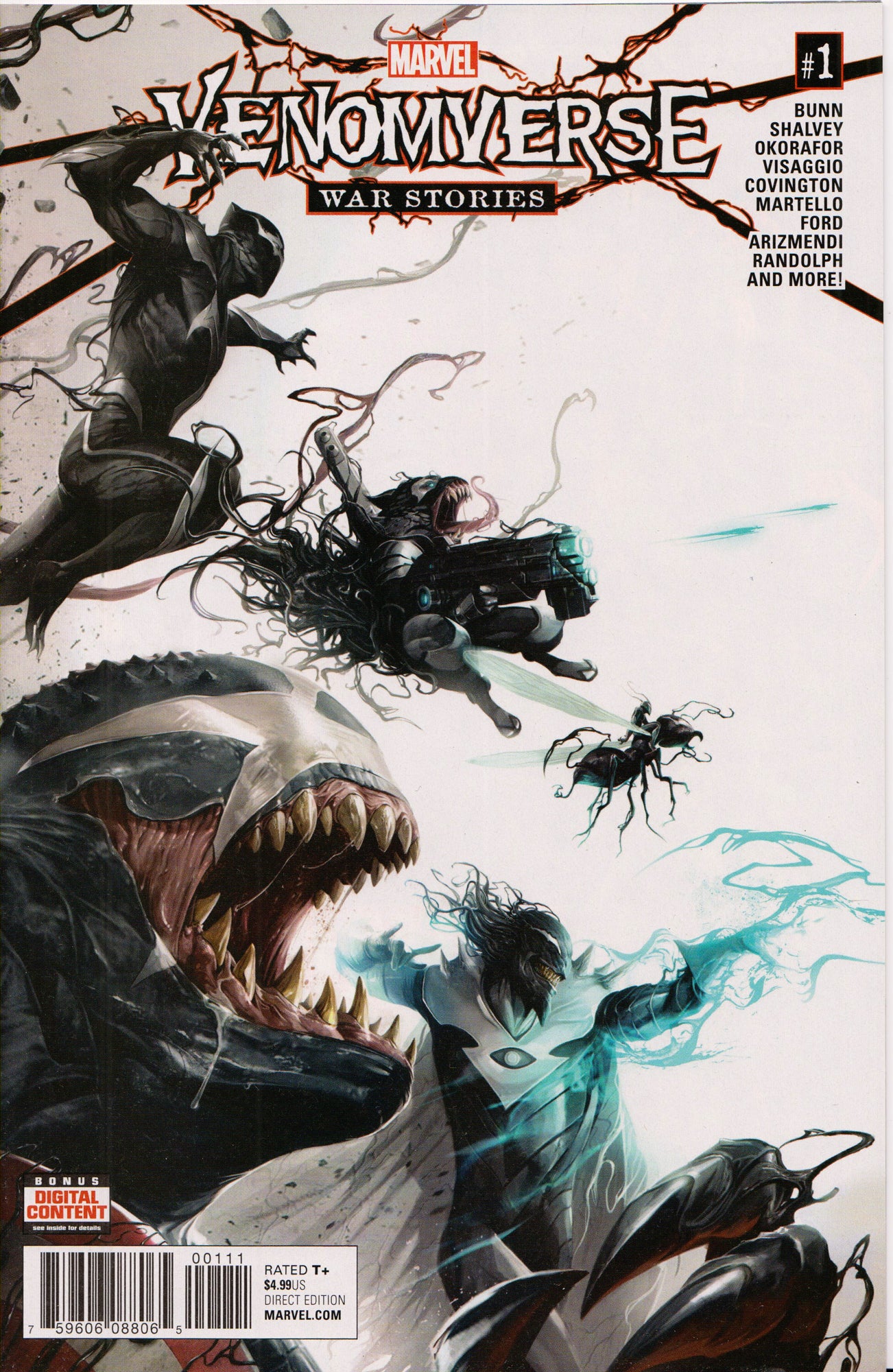 VENOMVERSE: WAR STORIES #1 (FRANCESCO MATTINA VARIANT) COMIC BOOK ~ Marvel Comics