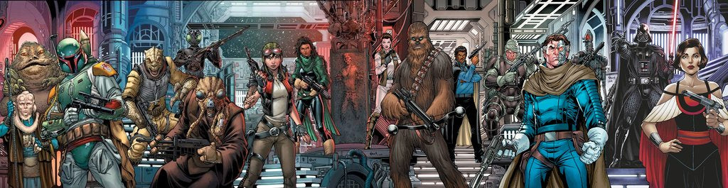 STAR WARS: WAR OF THE BOUNTY HUNTERS #ALPHA,1,2,3,4,5 (TODD NAUCK EXCLUSIVE VIRGIN VARIANT SET)