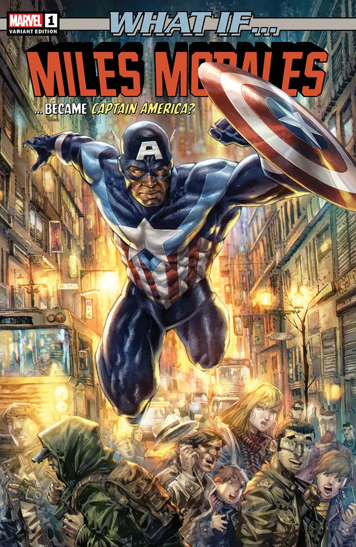 WHAT IF...? MILES MORALES BECAME CAPTAIN AMERICA #1 (ALAN QUAH EXCLUSIVE VARIANT)