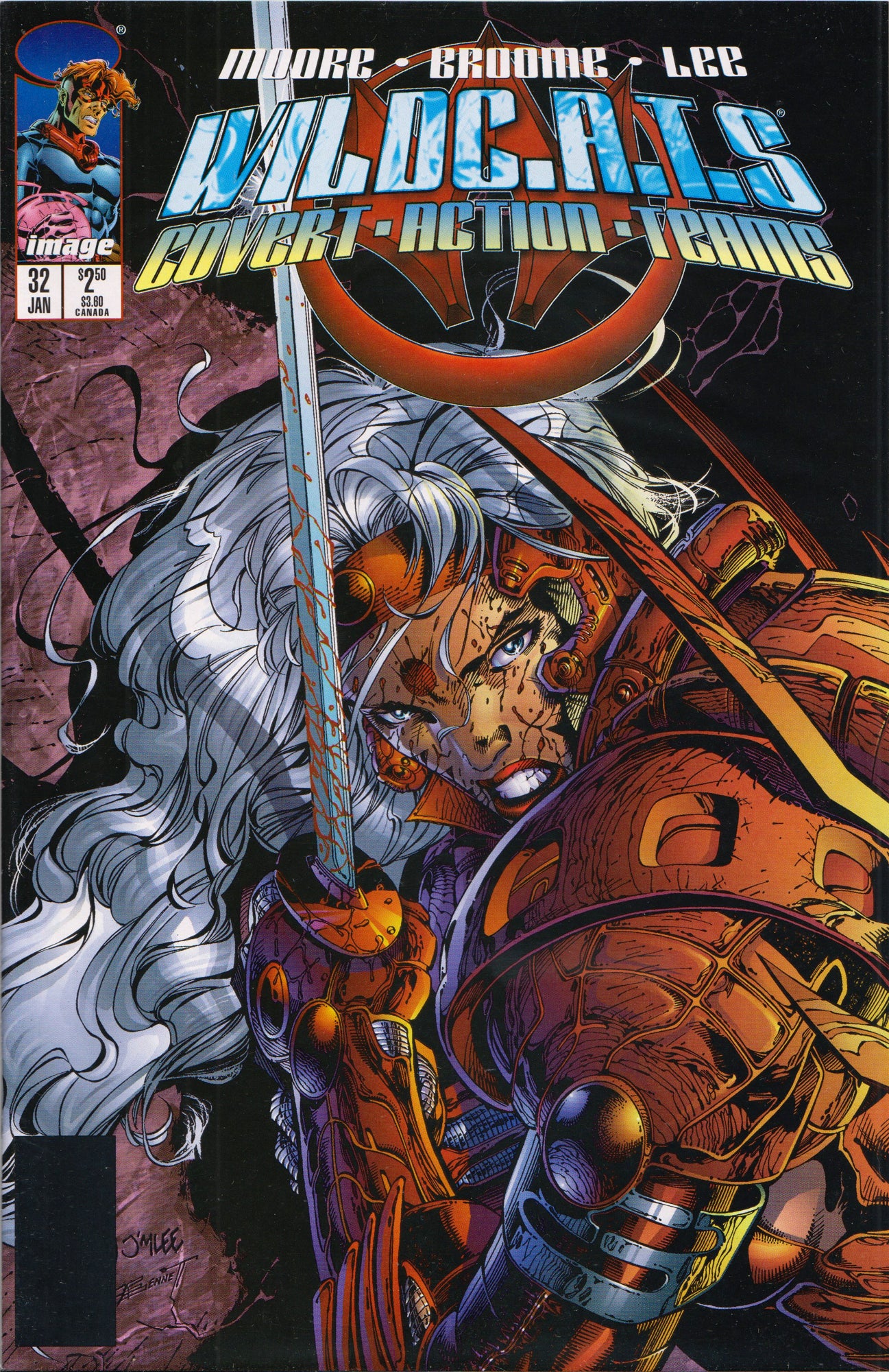 WILDCATS #32 (JIM LEE COVER) COMIC BOOK ~ Image Comics