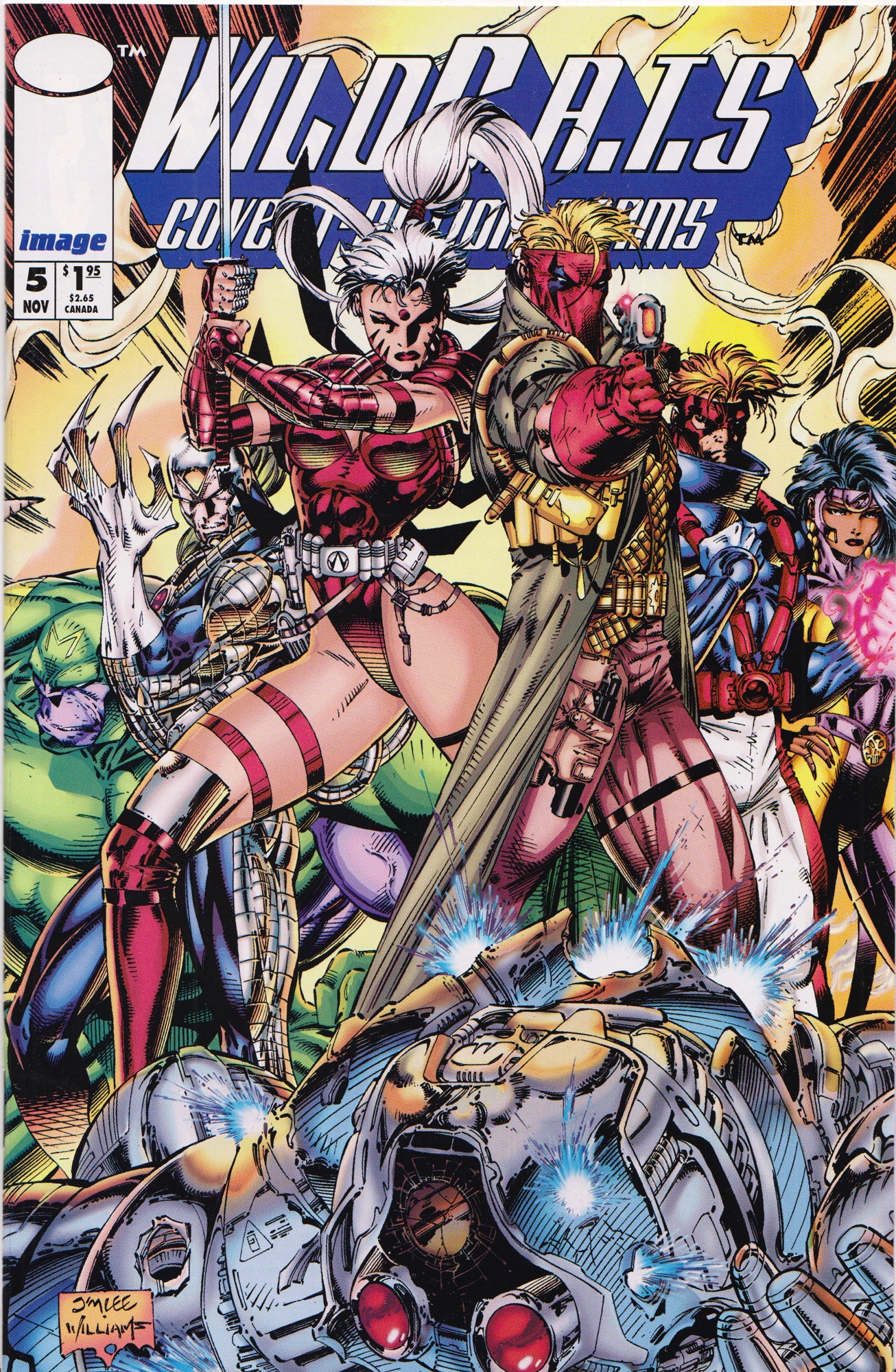 WILDCATS #5 (JIM LEE COVER) COMIC BOOK ~ Image Comics