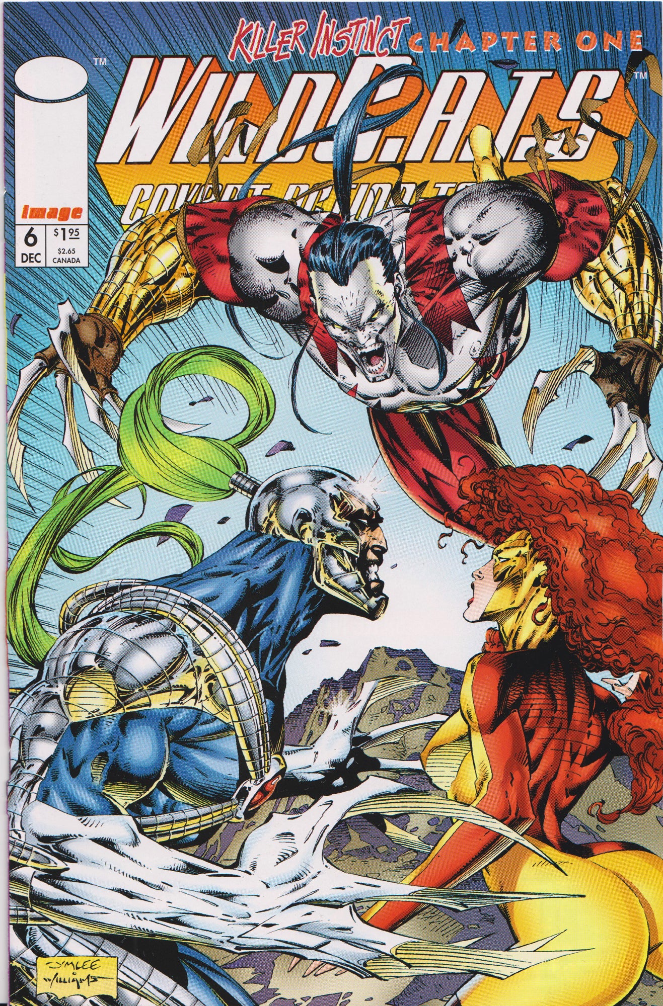 WILDCATS #6 (JIM LEE COVER) COMIC BOOK ~ Image Comics