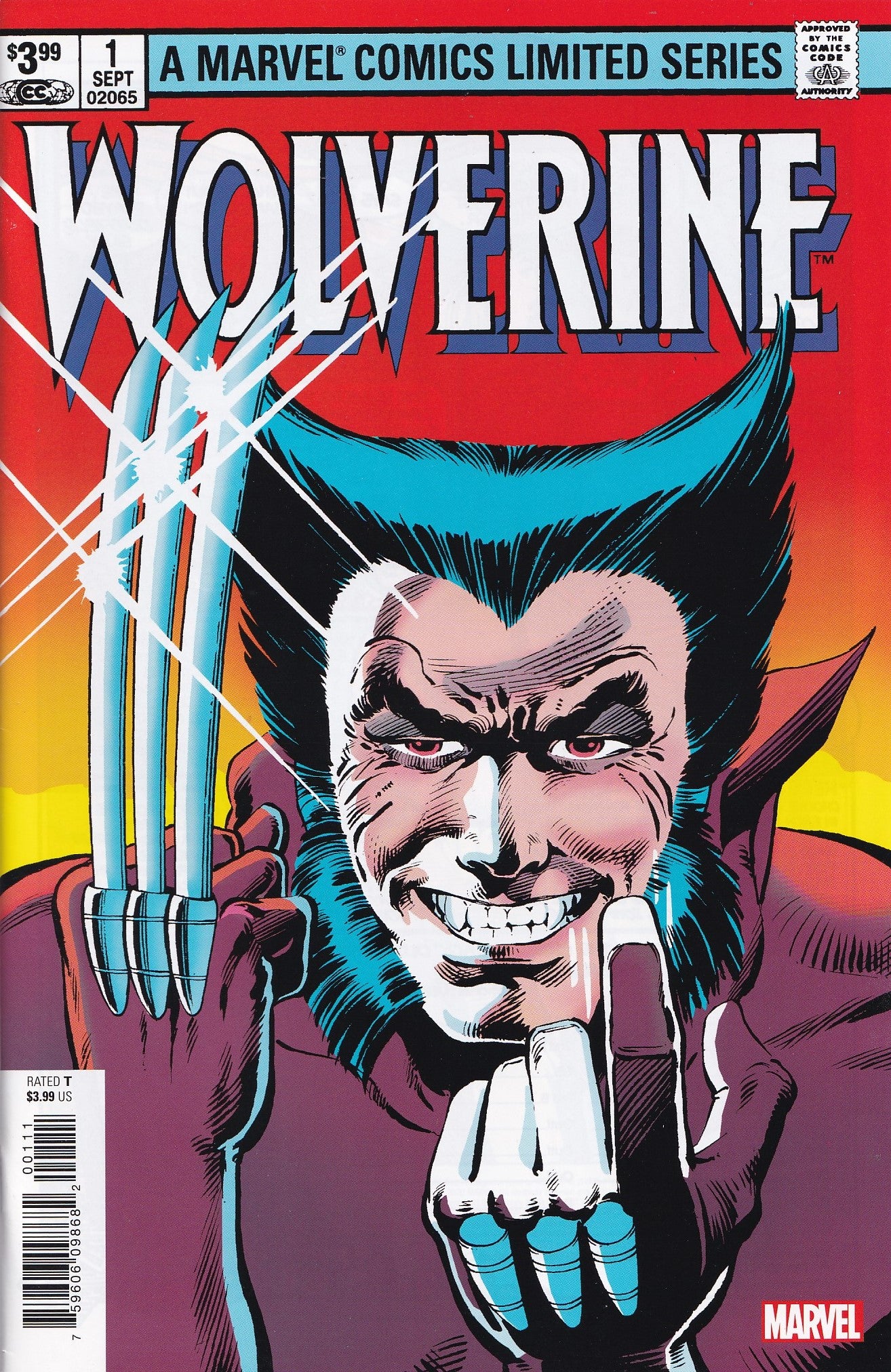 WOLVERINE #1 (2019 FACSIMILE EDITION REPRINT)(FRANK MILLER) ~ Marvel Comics