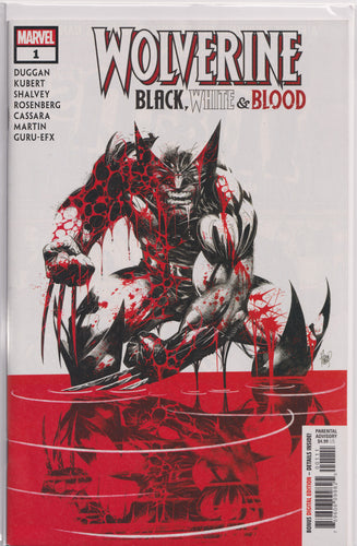 WOLVERINE: BLACK, WHITE & BLOOD #1 (ADAM KUBERT VARIANT)(2020) COMIC ~ Marvel