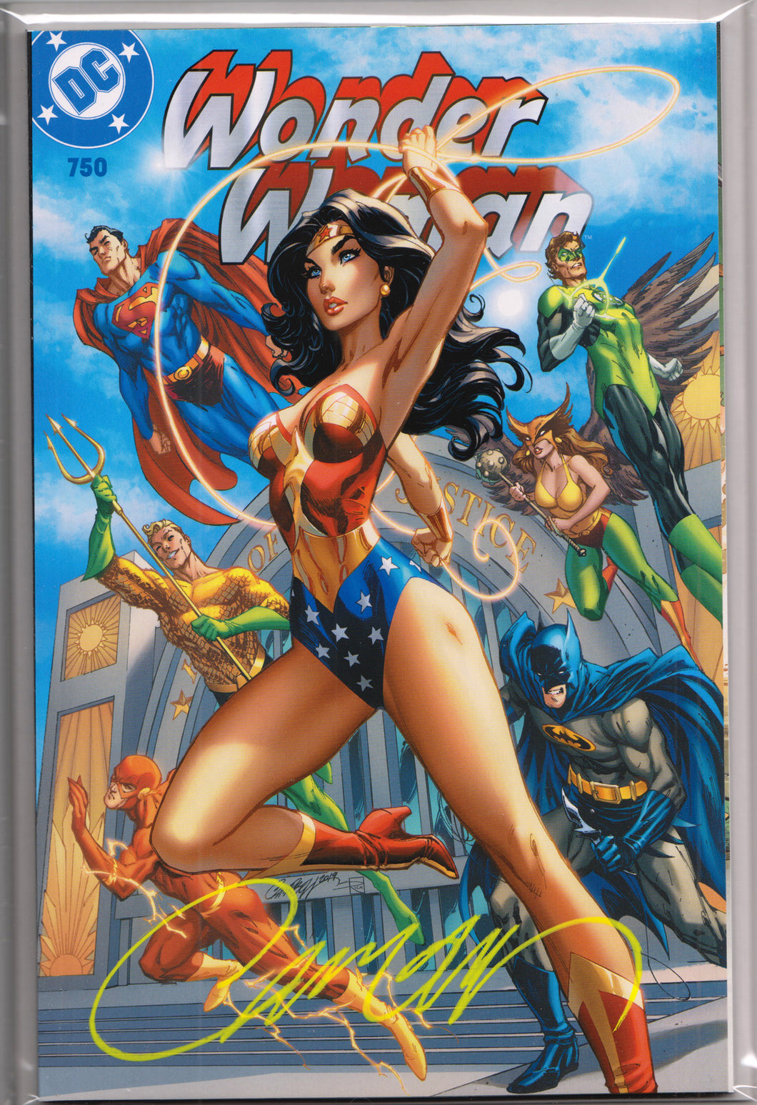 WONDER WOMAN #750B (J. SCOTT CAMPBELL SIGNED/EXCLUSIVE COVER) ~ DC Comics