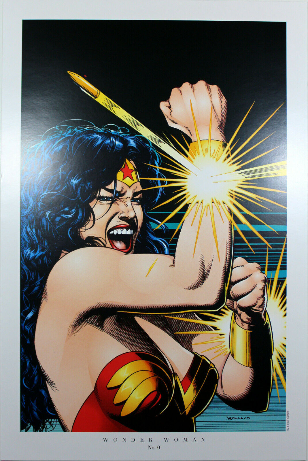 WONDER WOMAN #0 ART PRINT by Brian Bolland ~ 9" x 14"