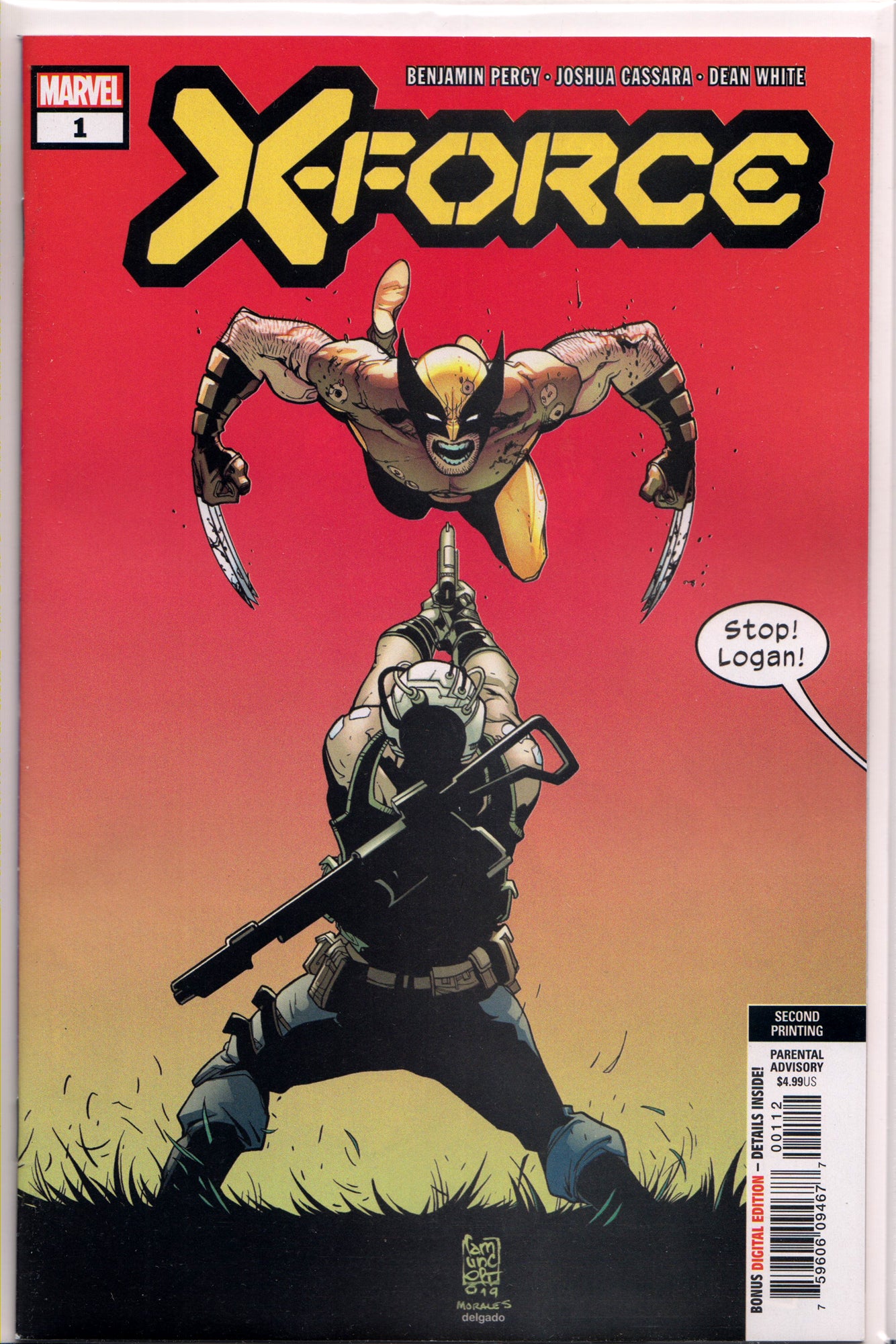 X-FORCE #1 (2ND PRINT VARIANT) COMIC BOOK ~ Marvel Comics