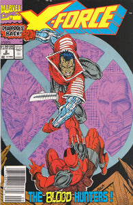 X-FORCE #2 (1ST PRINT) ~ Deadpool Appearance ~ Rob Liefeld Art ~ Marvel Comics