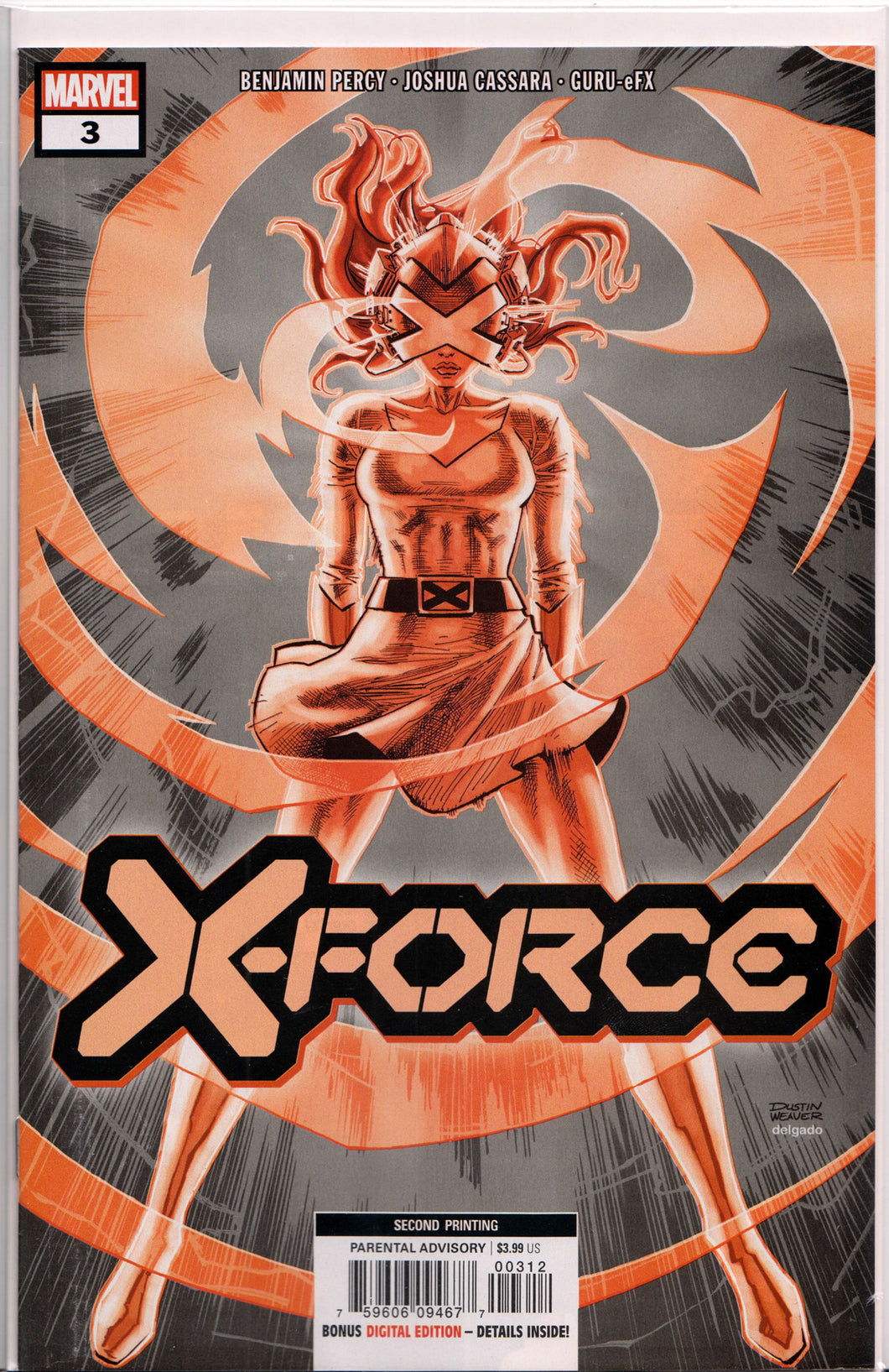 X-FORCE #3 (2ND PRINT) COMIC BOOK ~ Marvel Comics
