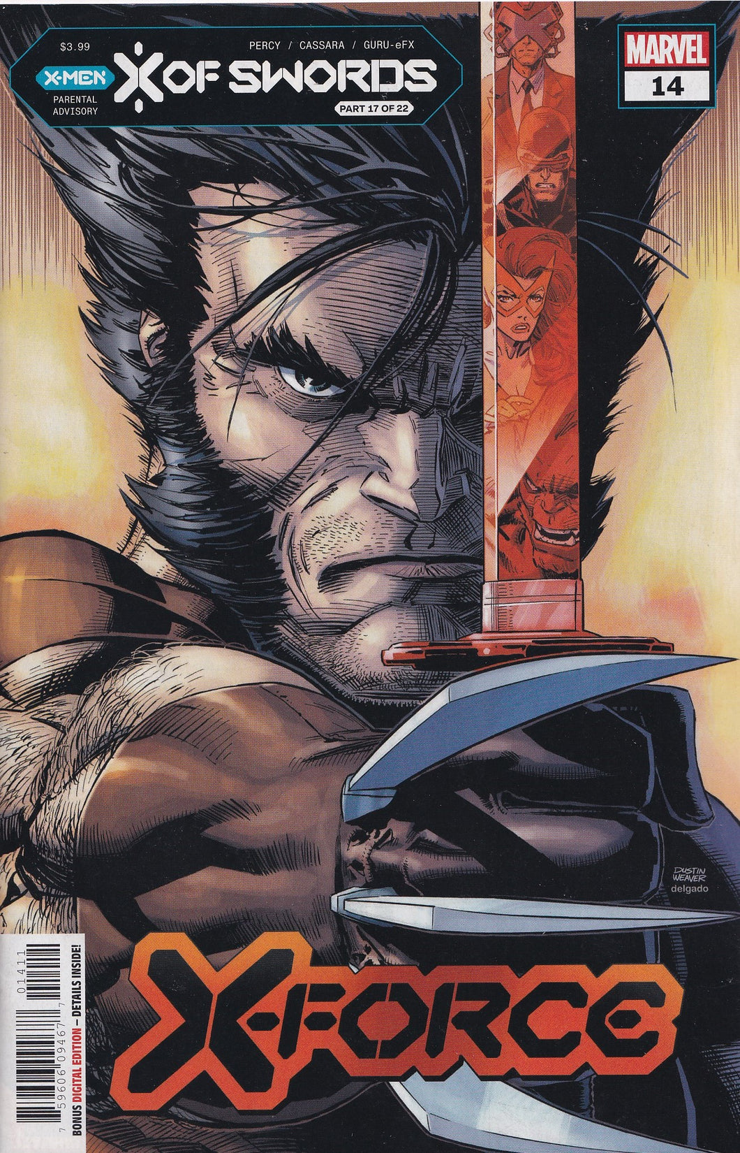 X-FORCE #14 (DUSTIN WEAVER VARIANT)(2020) COMIC BOOK ~ Marvel Comics
