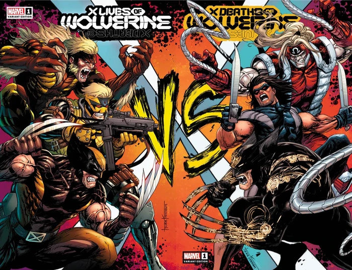 X LIVES/DEATHS OF WOLVERINE #1 (TYLER KIRKHAM EXCLUSIVE CONNECTING VARIANT SET)(2022)