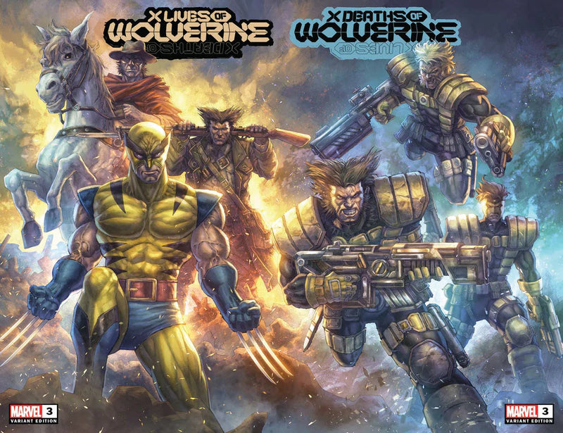 X LIVES/DEATHS OF WOLVERINE #3 (ALAN QUAH EXCLUSIVE CONNECTING VARIANT SET)(2022)