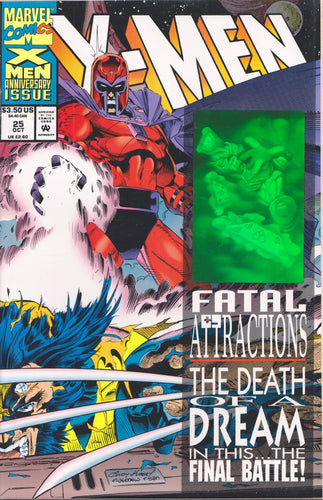X-MEN #25 (HOLOGRAM VARIANT COVER) ~ Marvel Comics