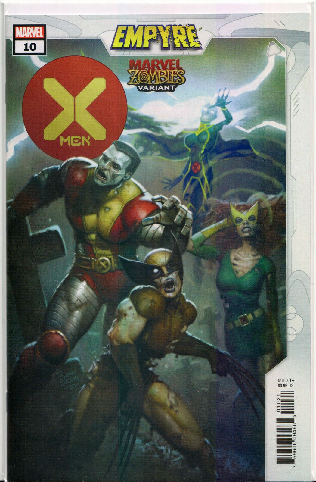 X-MEN #10 (RYAN BROWN MARVEL ZOMBIES EMPYRE VARIANT) Comic Book ~ Marvel Comics