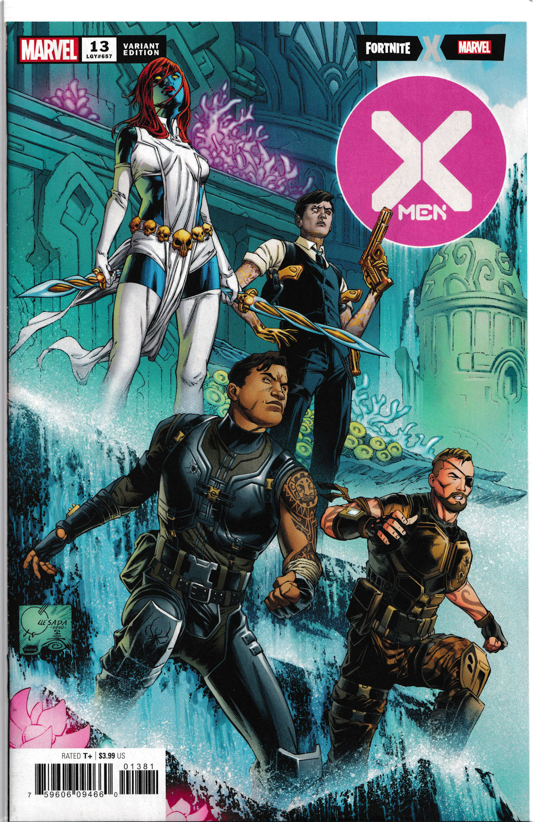 X-MEN #13 (1ST PRINT)(JOE QUESADA FORTNITE VARIANT) Comic ~ Marvel