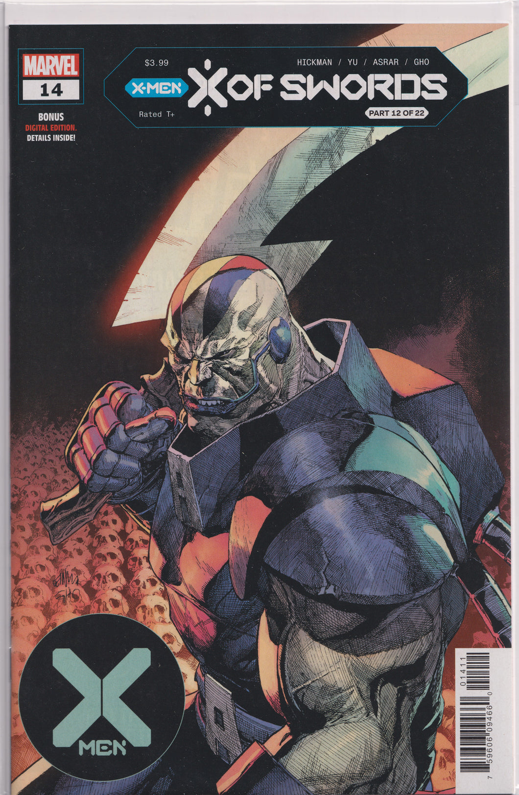 X-MEN #14 (YU VARIANT)(X OF SWORDS CROSSOVER) COMIC BOOK ~ Marvel Comics