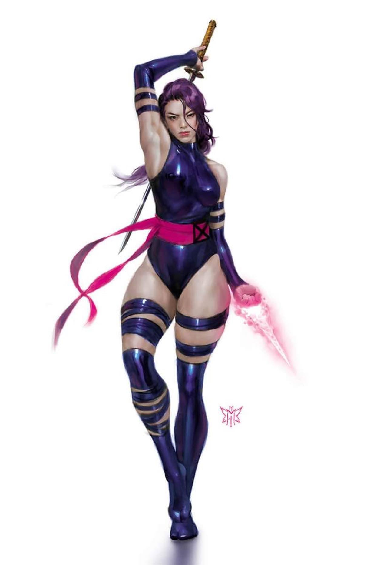 X-MEN #19 (MIGUEL MERCADO EXCLUSIVE PSYLOCKE VIRGIN VARIANT)(2023) COMIC BOOK ~ Marvel Comics