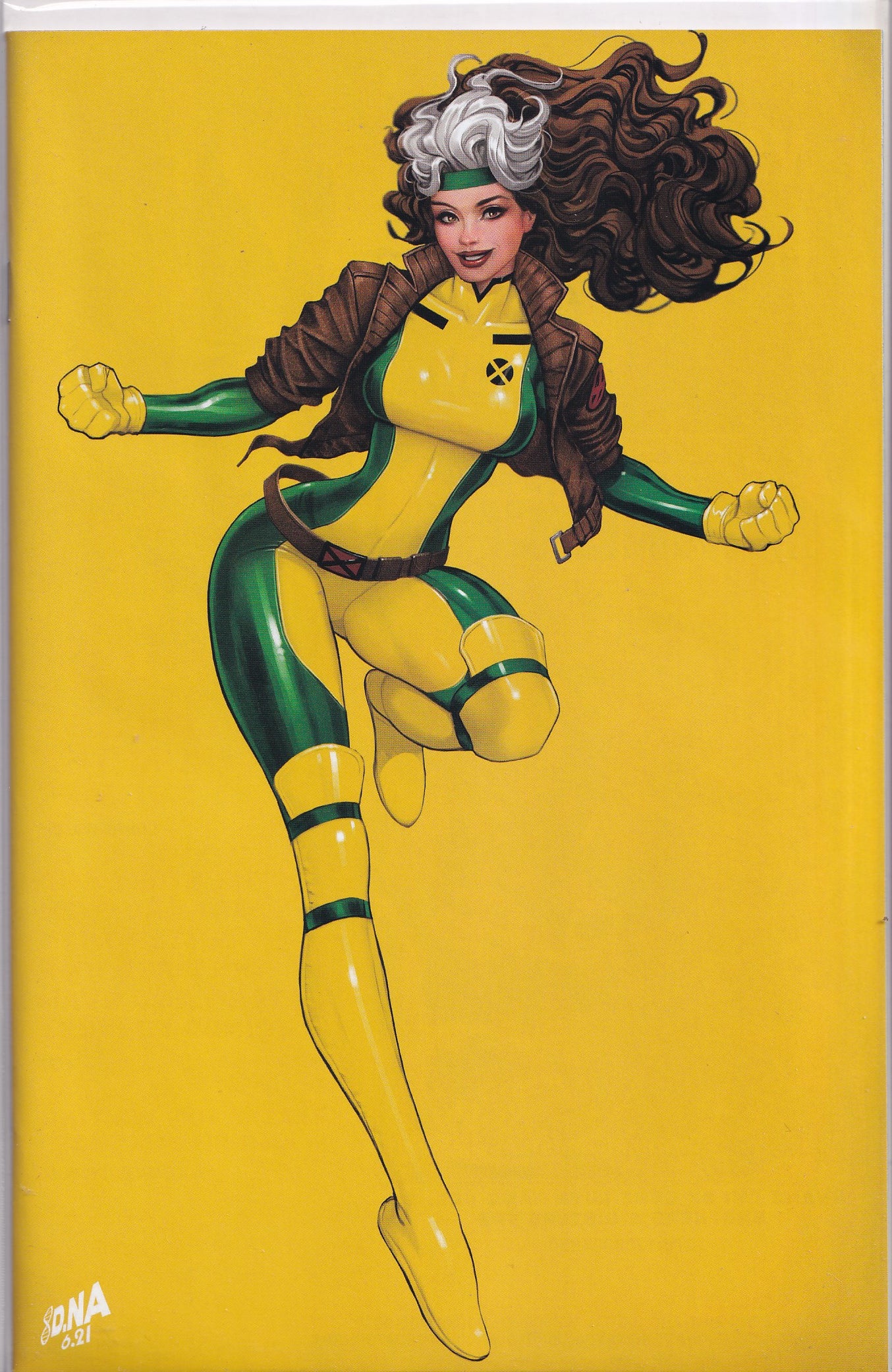 X-MEN #1 (DAVID NAKAYAMA EXCLUSIVE YELLOW ROGUE VIRGIN VARIANT)(2021) COMIC BOOK