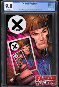 X-MEN #5 (DAVID NAKAYAMA EXCLUSIVE GAMBIT TRADE VARIANT)(2021) COMIC BOOK