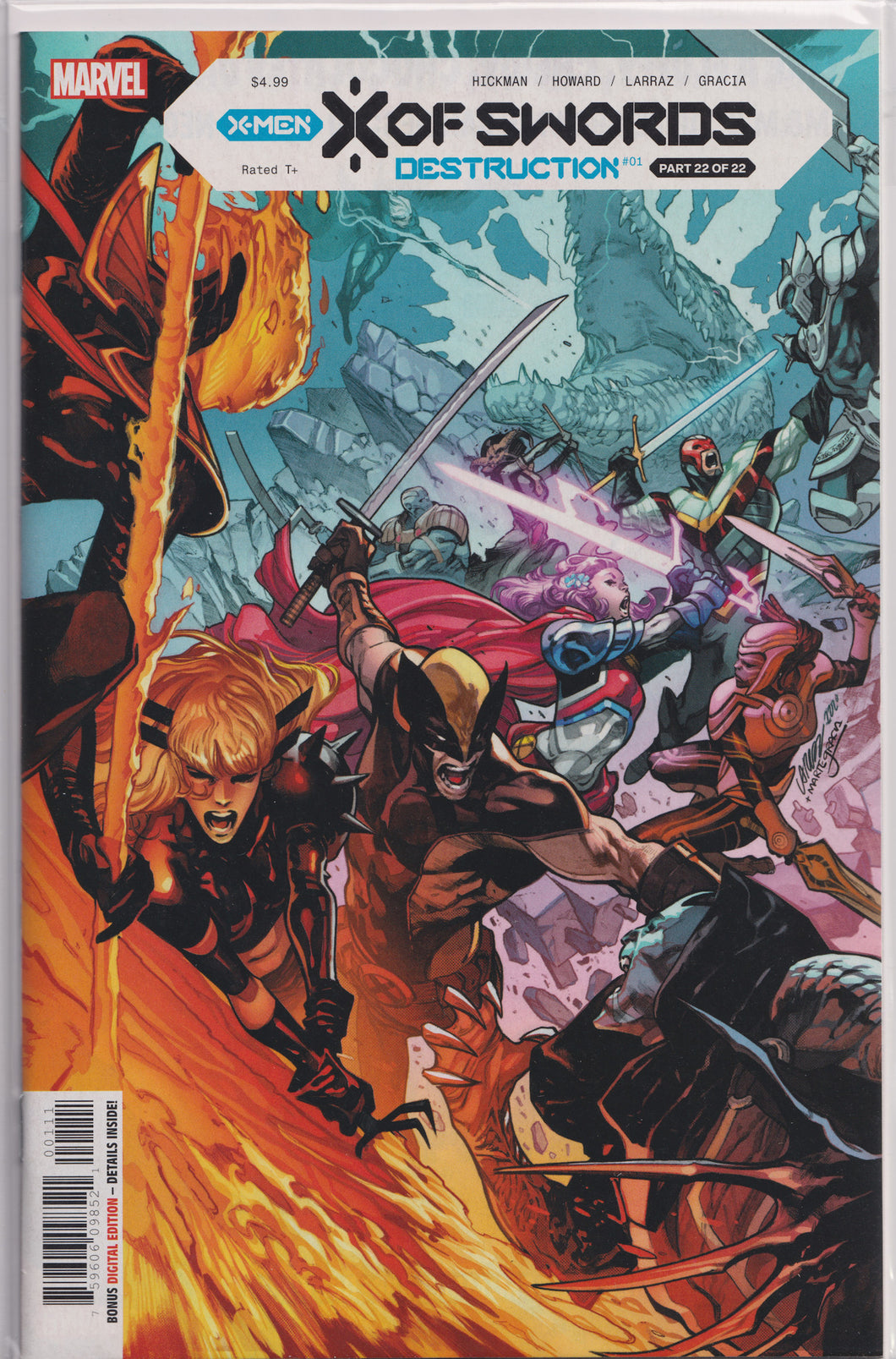 X OF SWORDS: DESTRUCTION #1 (LARRAZ VARIANT)(2020) Comic Book ~ Marvel Comics