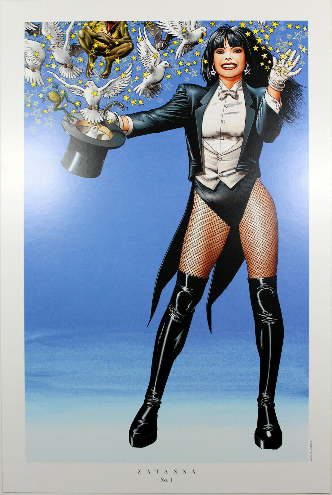 ZATANNA #1 ART PRINT by Brian Bolland ~ 9" x 14"